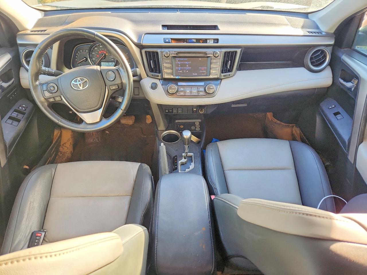 2014 Toyota Rav4 Limited Серебряный vin: 2T3YFREV7EW121752