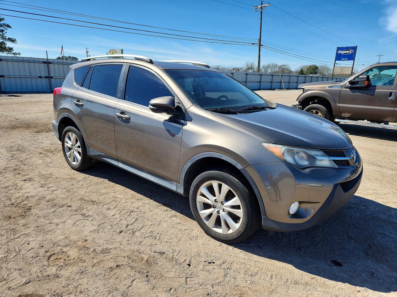 2014 Toyota Rav4 Limited Brown vin: 2T3YFREV7EW125512