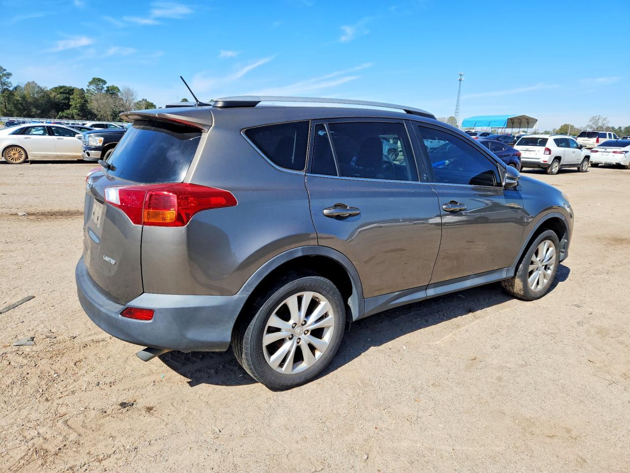 2014 Toyota Rav4 Limited Brown vin: 2T3YFREV7EW125512