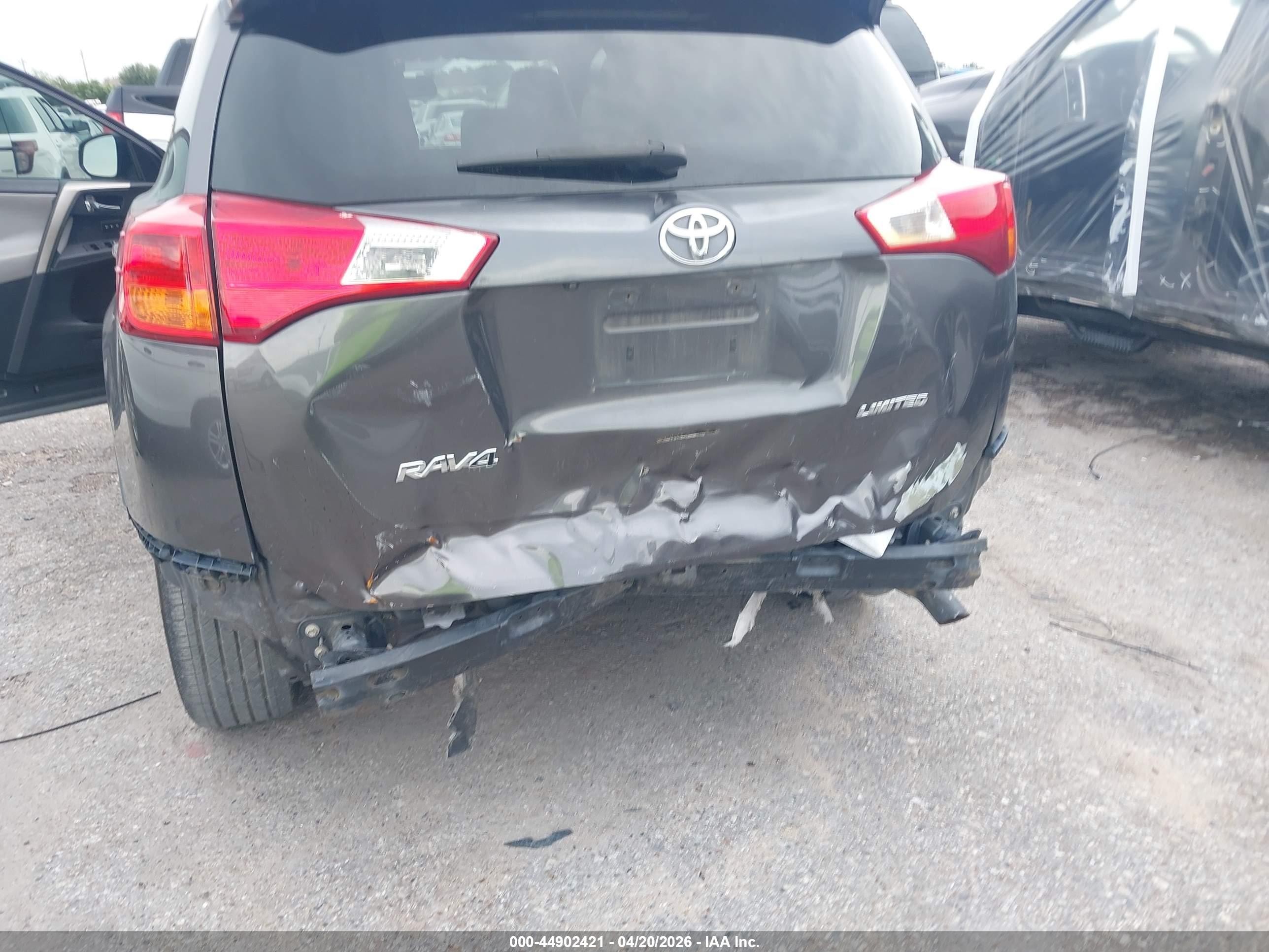 2015 Toyota Rav4 Limited Gray vin: 2T3YFREV7FW149424