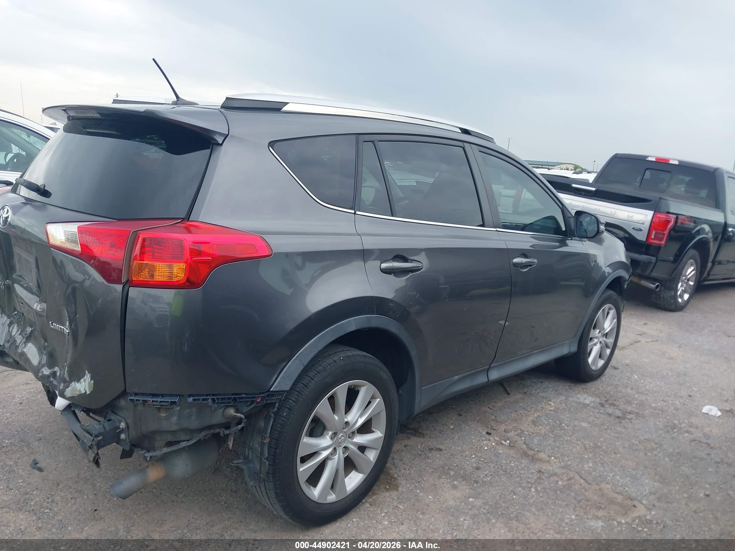 2015 Toyota Rav4 Limited Gray vin: 2T3YFREV7FW149424