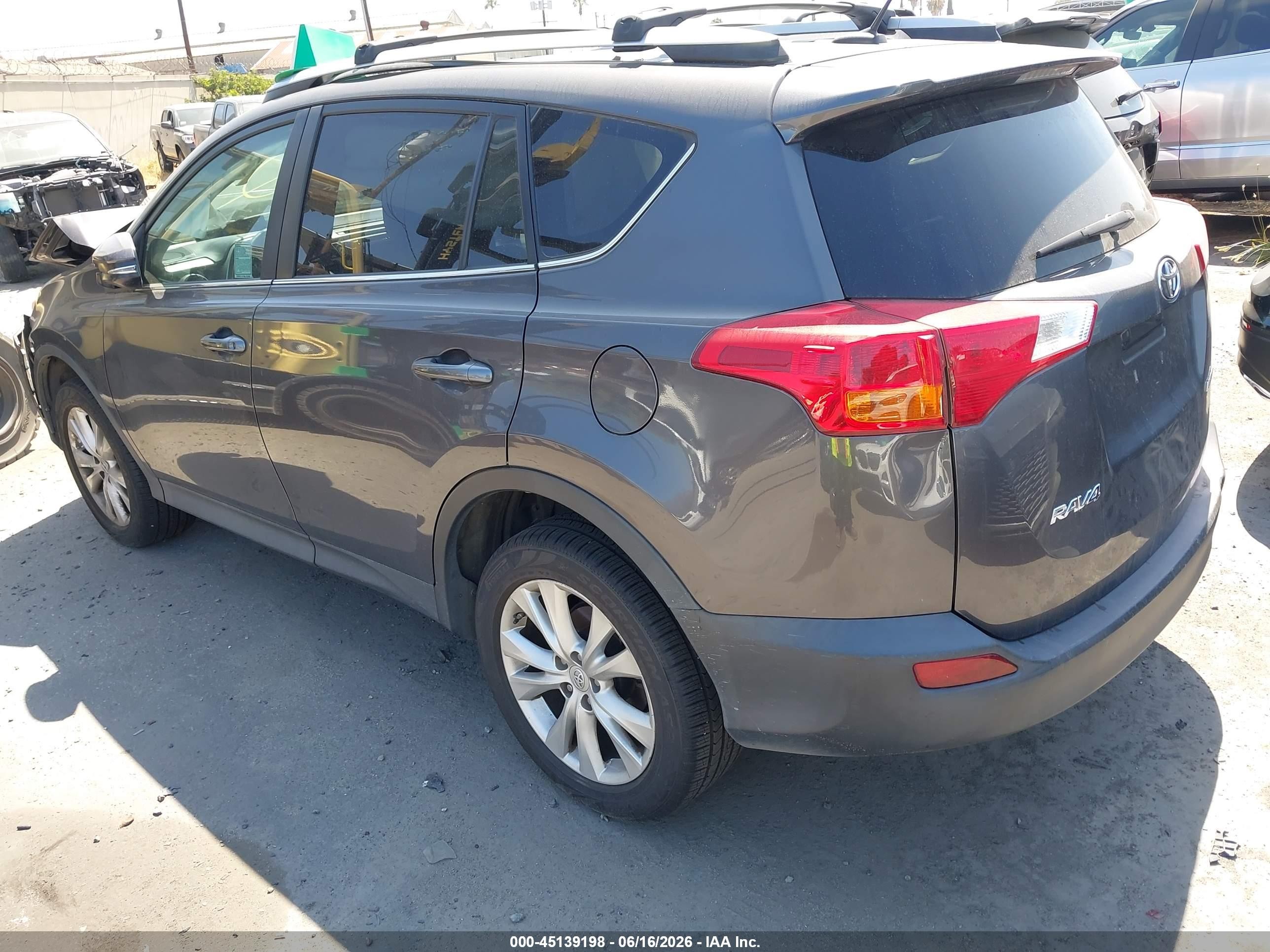 2015 Toyota Rav4 Limited Gray vin: 2T3YFREV7FW185310