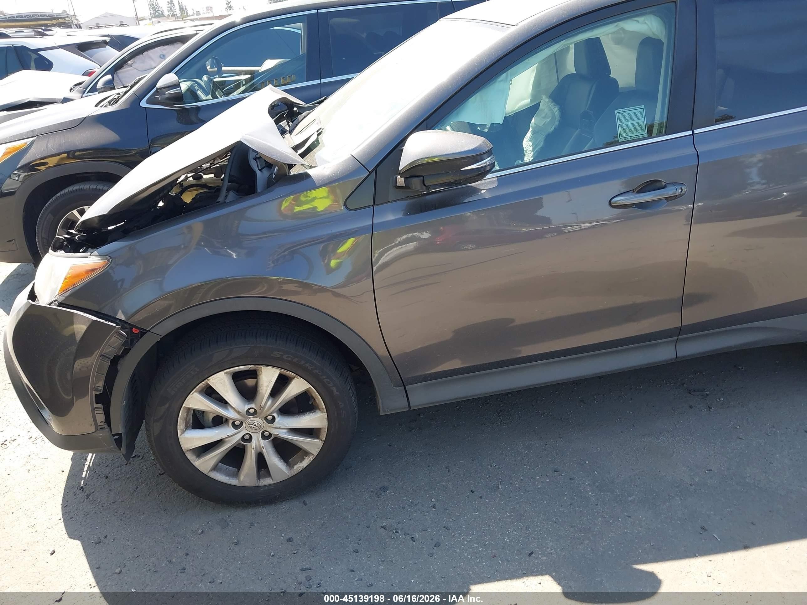 2015 Toyota Rav4 Limited Gray vin: 2T3YFREV7FW185310