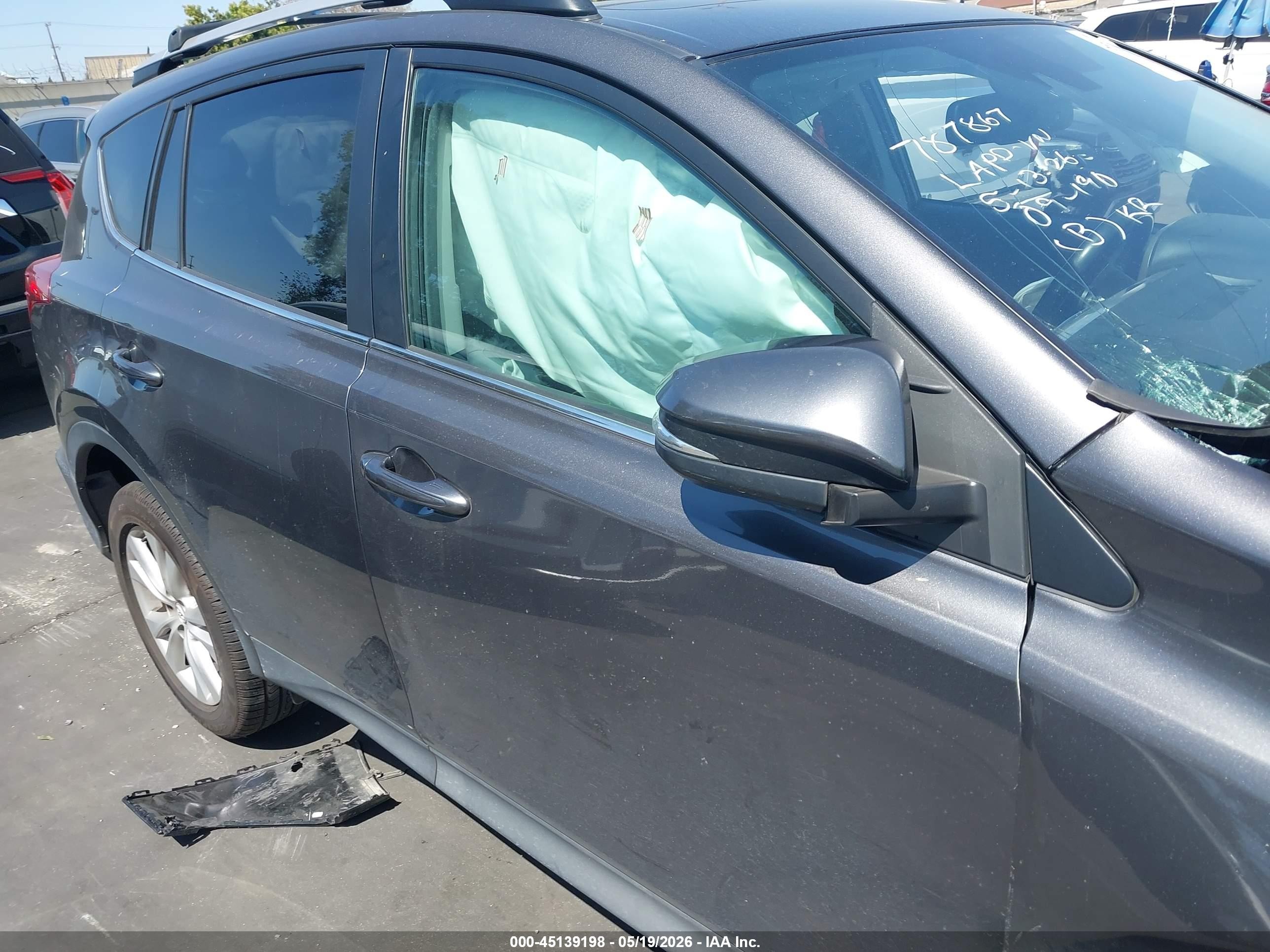 2015 Toyota Rav4 Limited Gray vin: 2T3YFREV7FW185310
