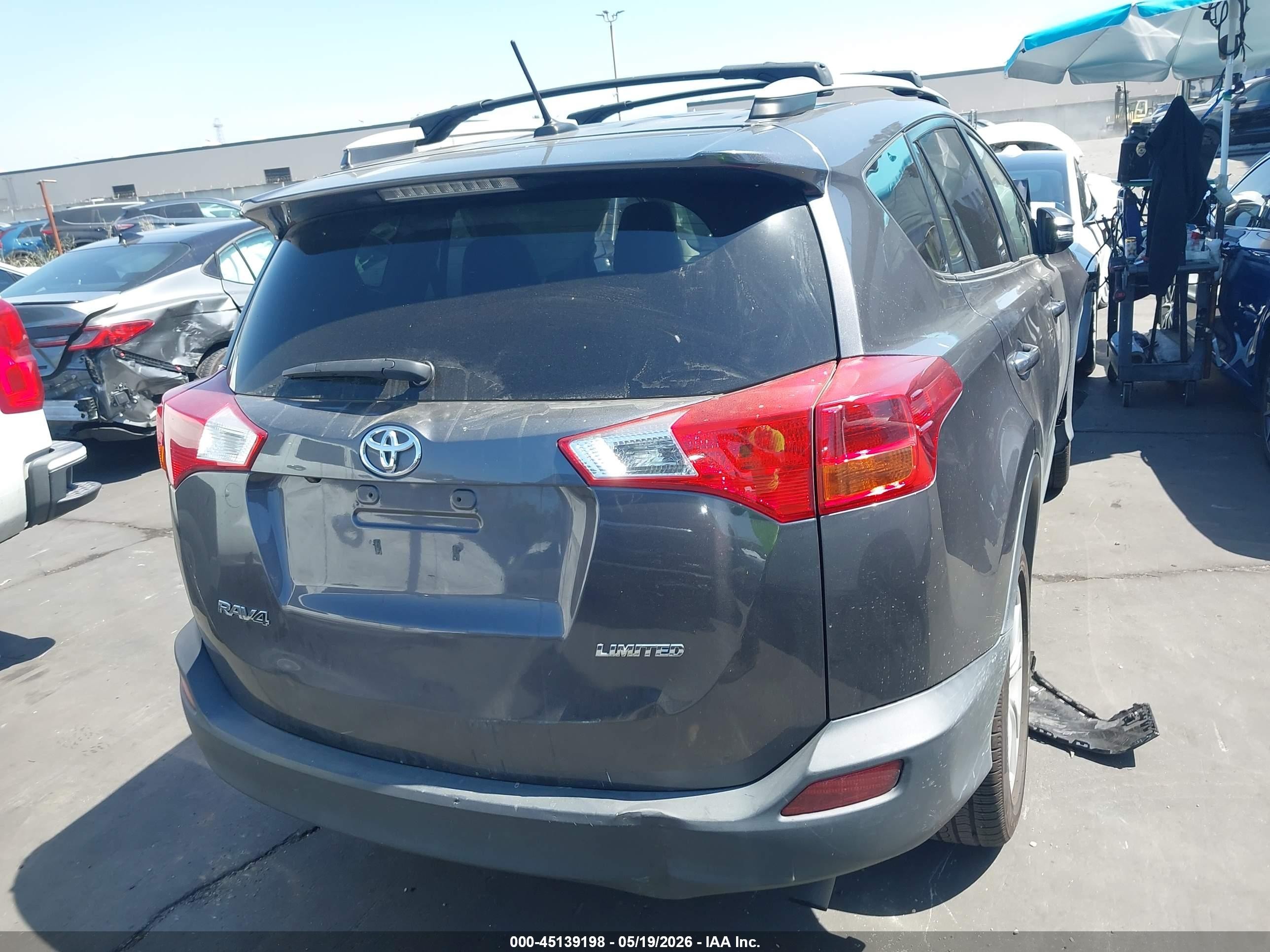 2015 Toyota Rav4 Limited Gray vin: 2T3YFREV7FW185310