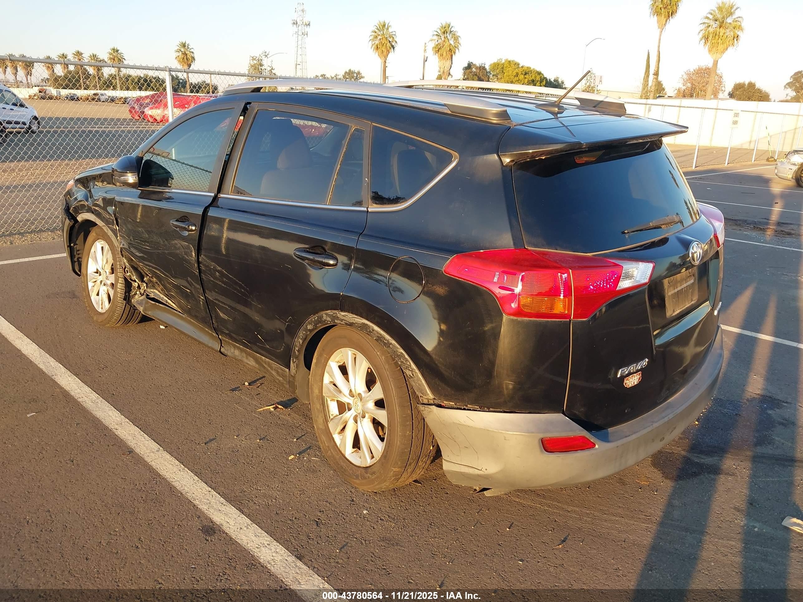 2015 Toyota Rav4 Limited Black vin: 2T3YFREV7FW220427