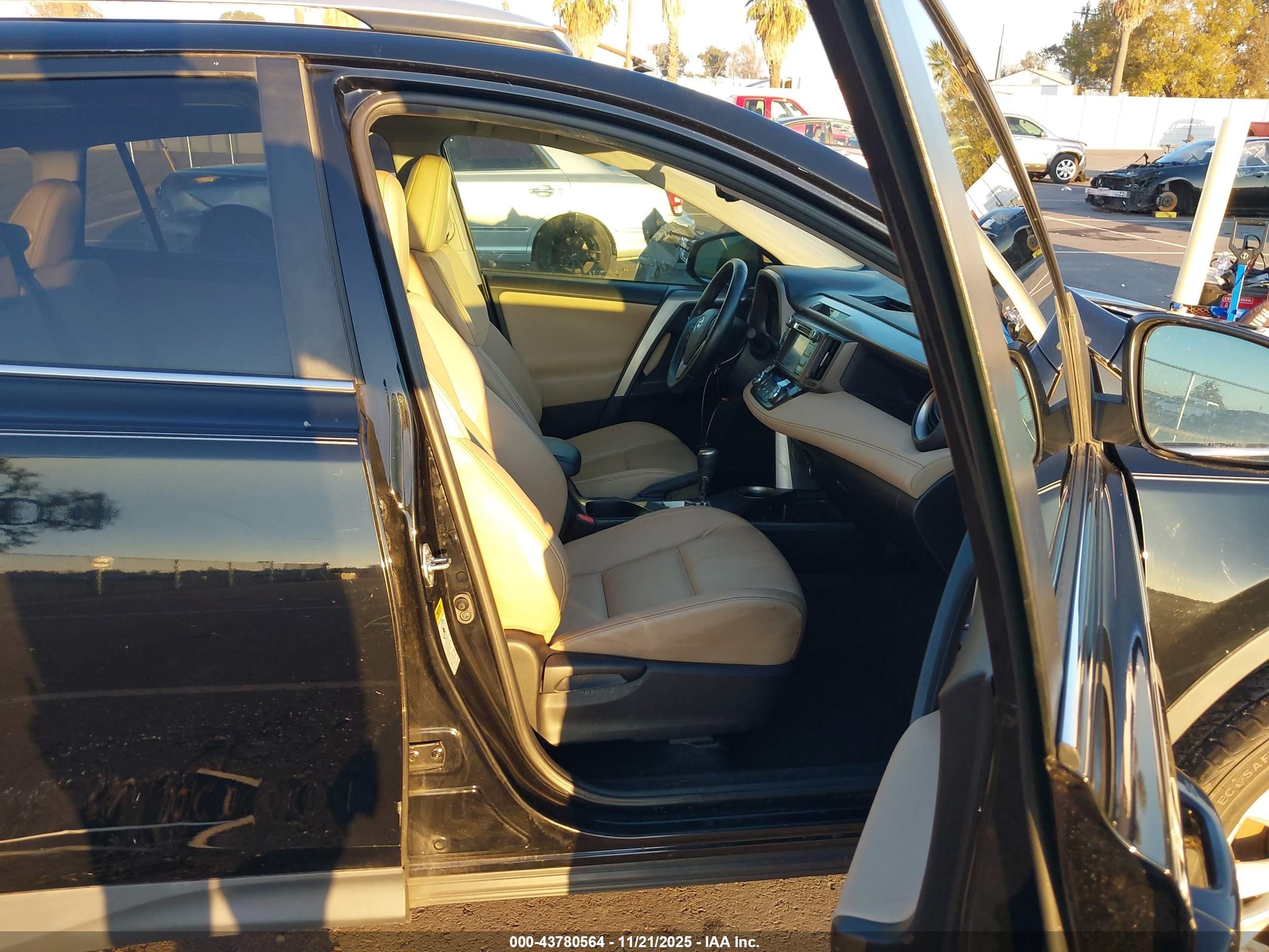 2015 Toyota Rav4 Limited Black vin: 2T3YFREV7FW220427