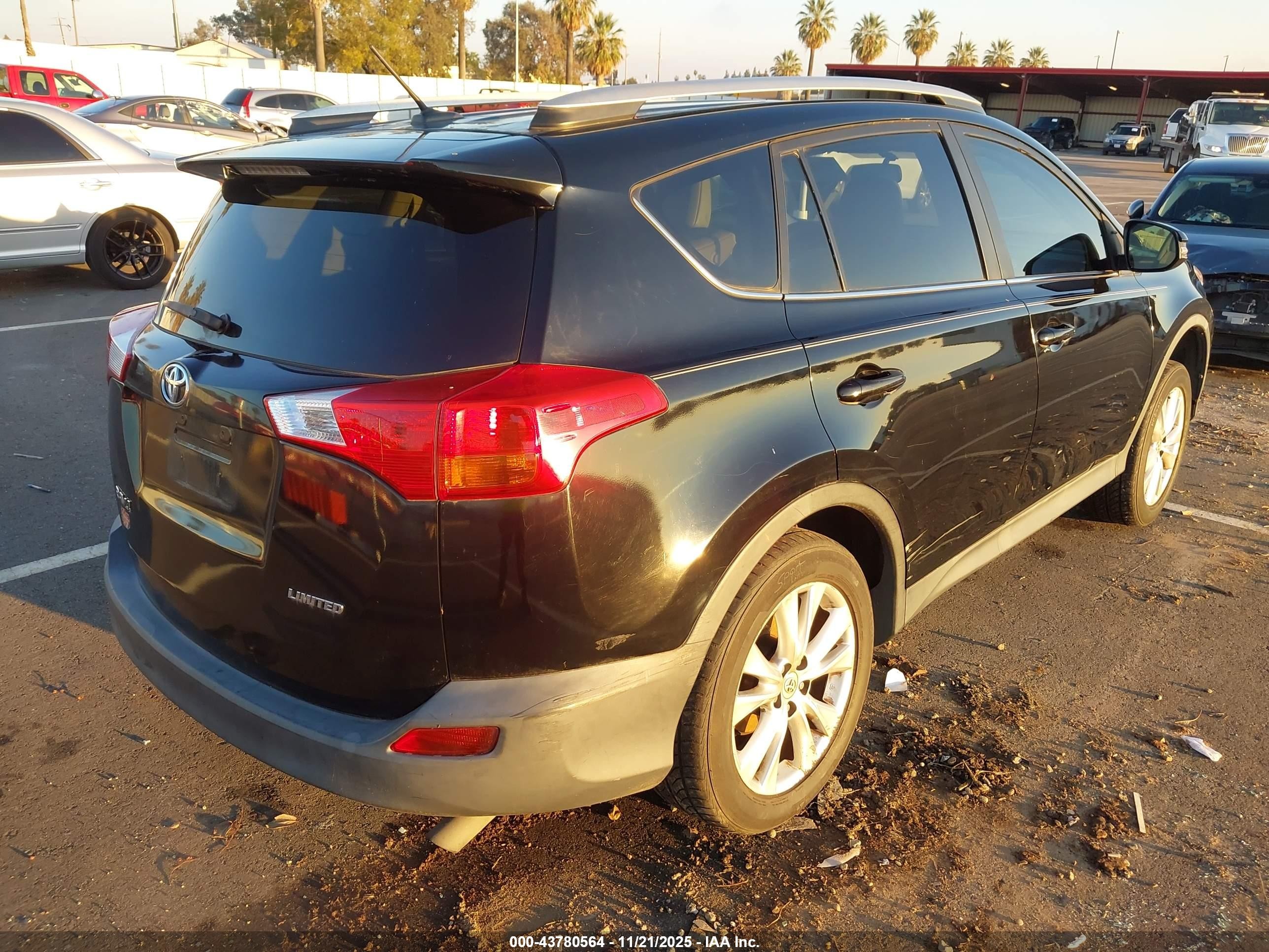 2015 Toyota Rav4 Limited Black vin: 2T3YFREV7FW220427