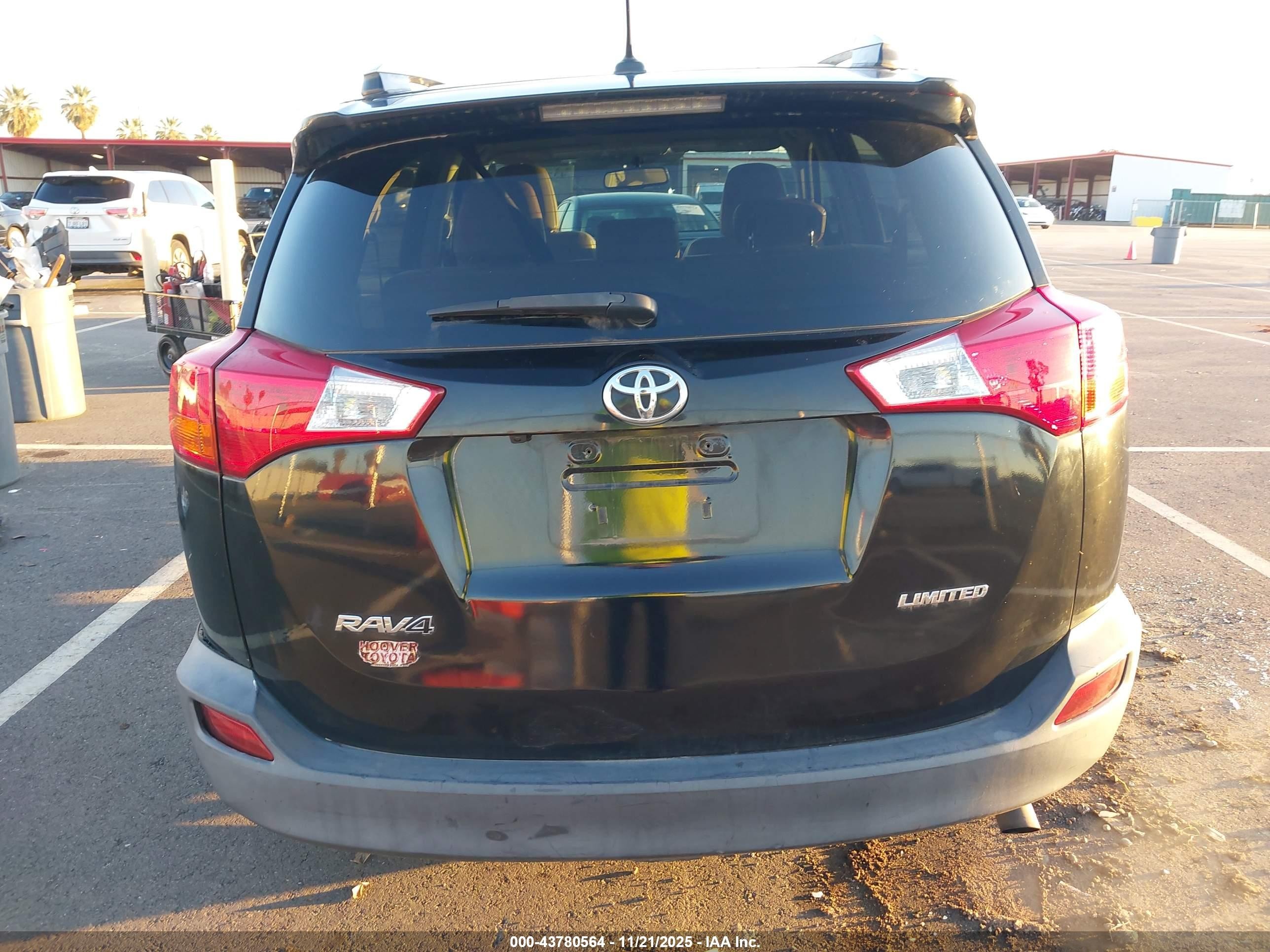 2015 Toyota Rav4 Limited Black vin: 2T3YFREV7FW220427