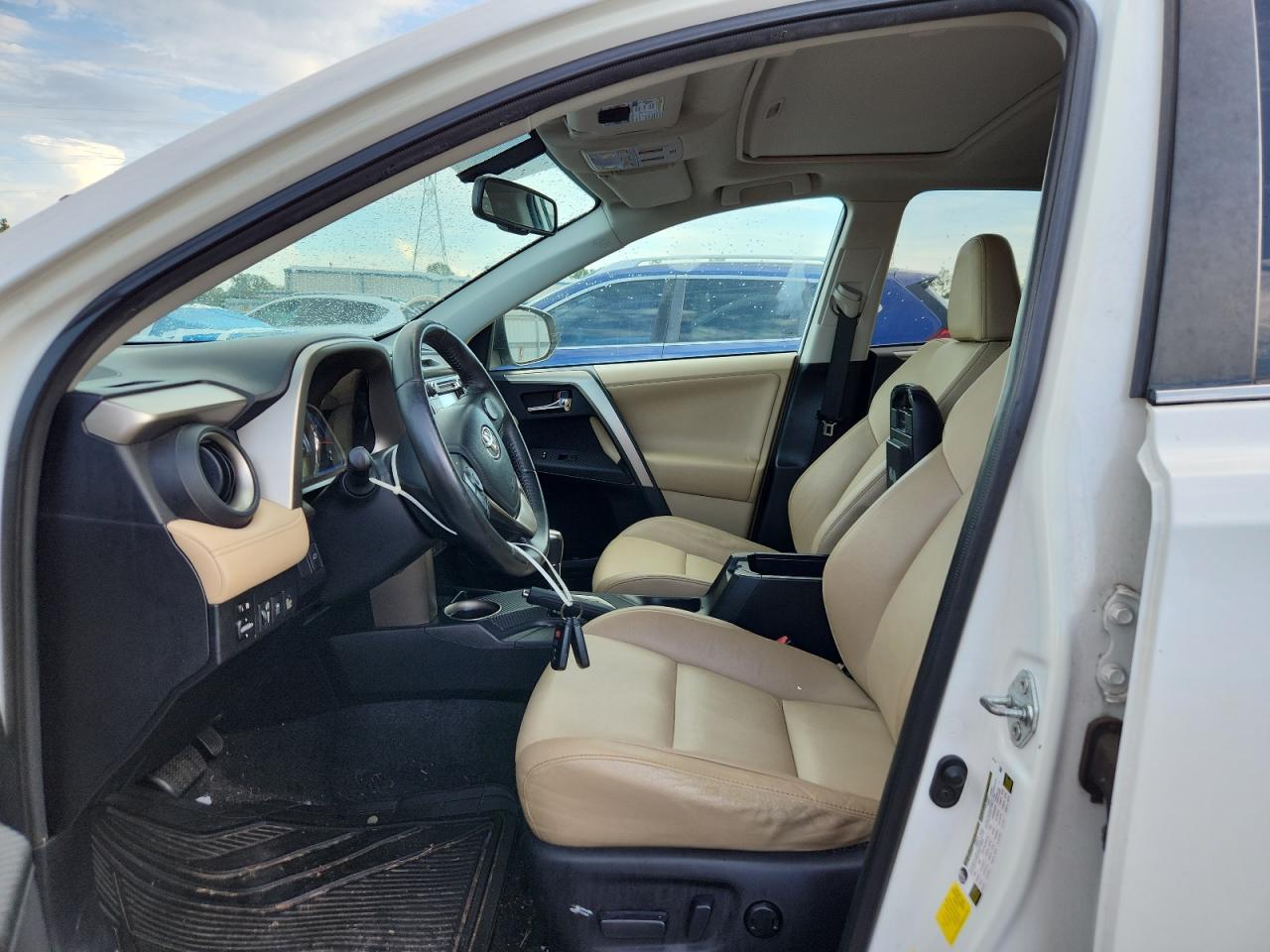 2013 Toyota Rav4 Limited White vin: 2T3YFREV8DW032738