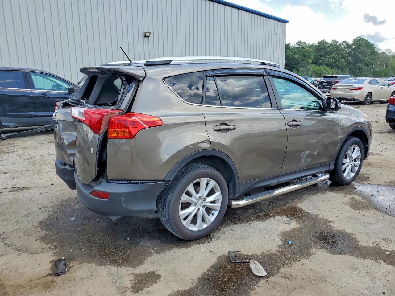 2013 Toyota Rav4 Limited Коричневый vin: 2T3YFREV8DW039270