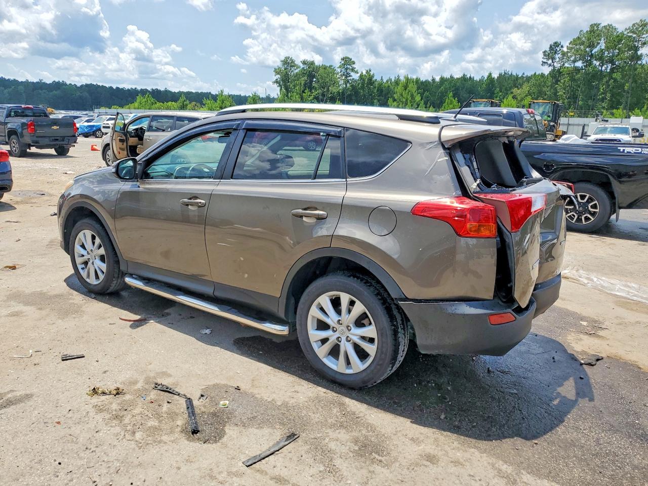 2013 Toyota Rav4 Limited Коричневый vin: 2T3YFREV8DW039270
