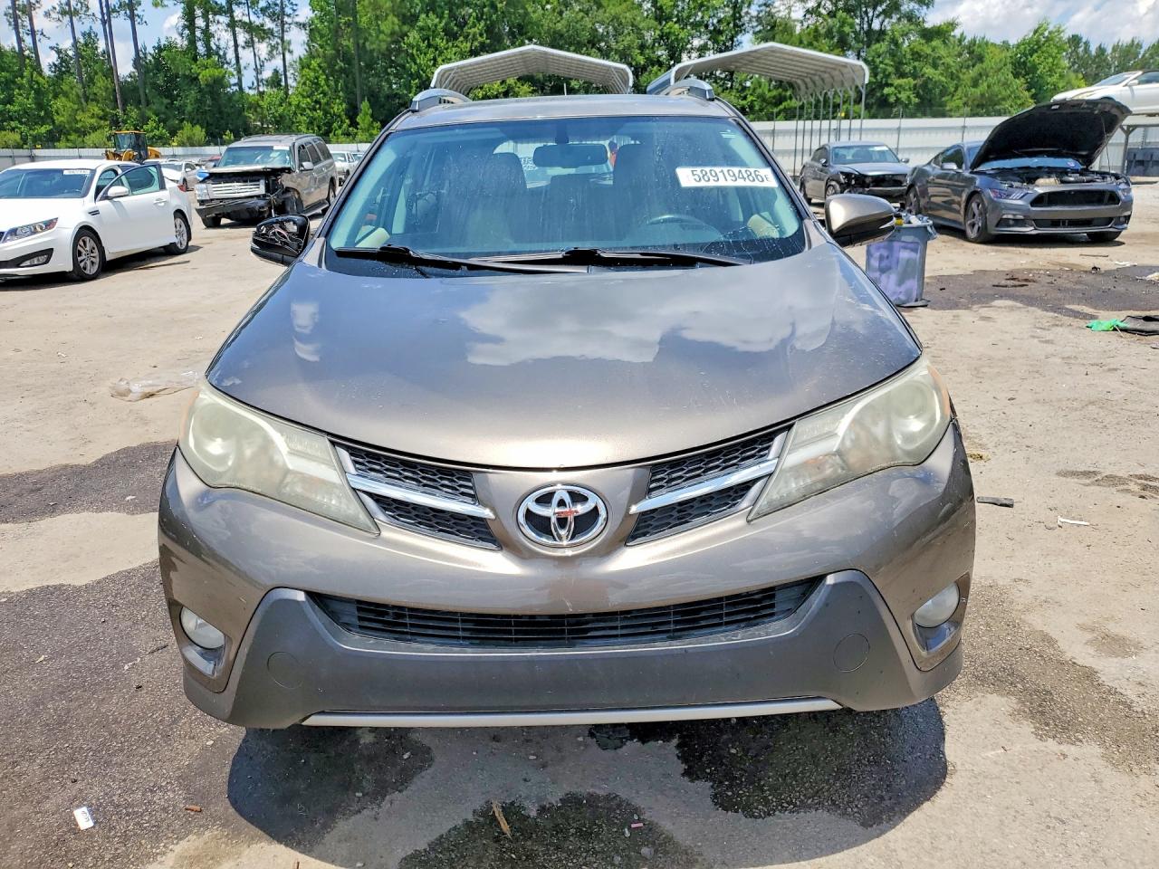 2013 Toyota Rav4 Limited Коричневый vin: 2T3YFREV8DW039270