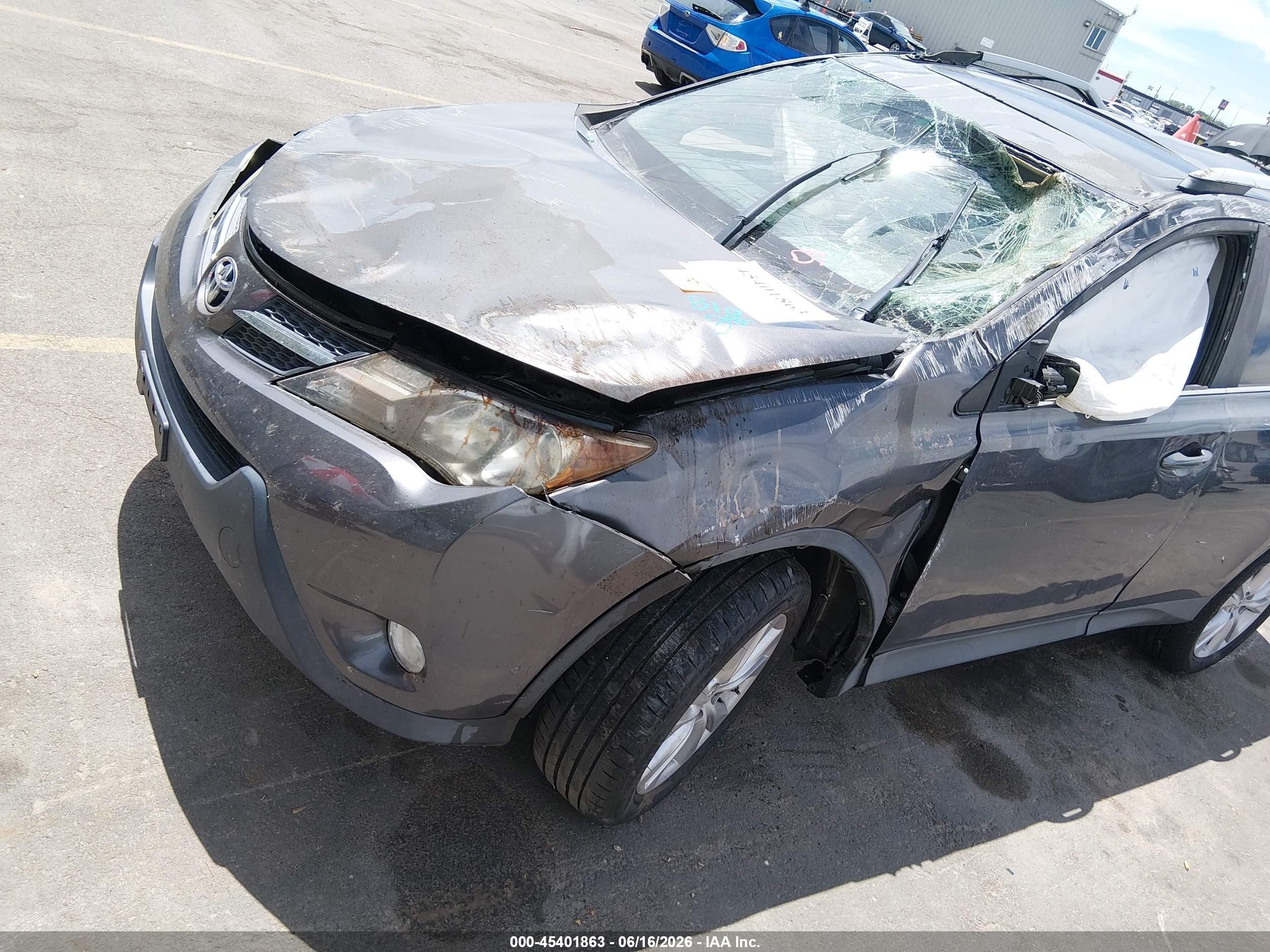 2013 Toyota Rav4 Limited Gray vin: 2T3YFREV8DW062113