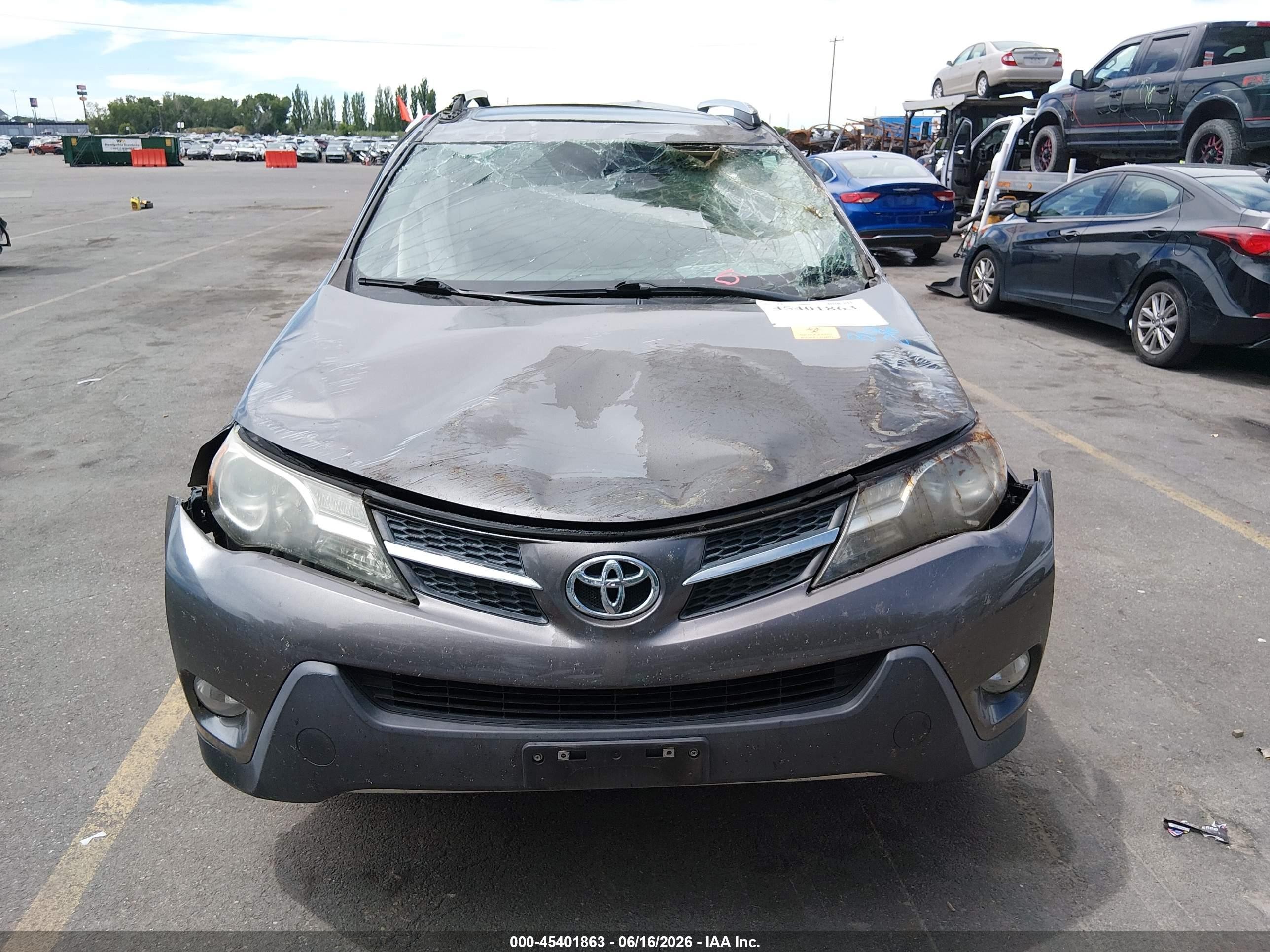 2013 Toyota Rav4 Limited Gray vin: 2T3YFREV8DW062113