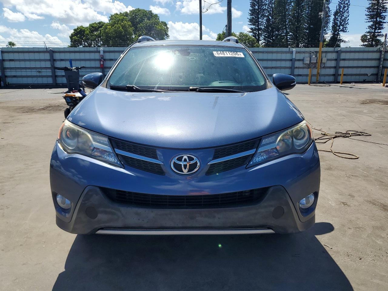 2014 Toyota Rav4 Limited Blue vin: 2T3YFREV8EW087949