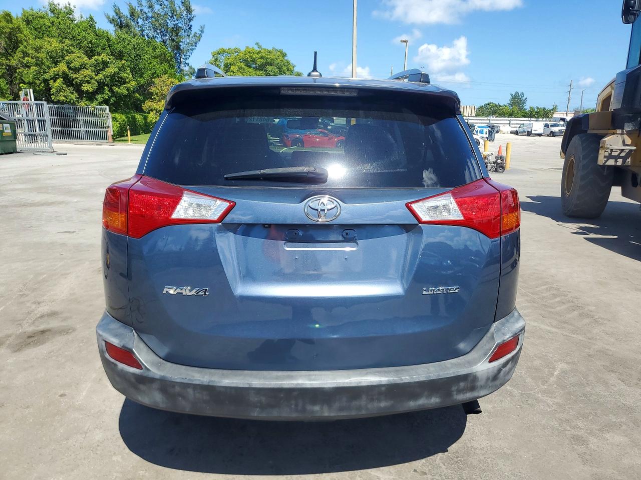 2014 Toyota Rav4 Limited Blue vin: 2T3YFREV8EW087949