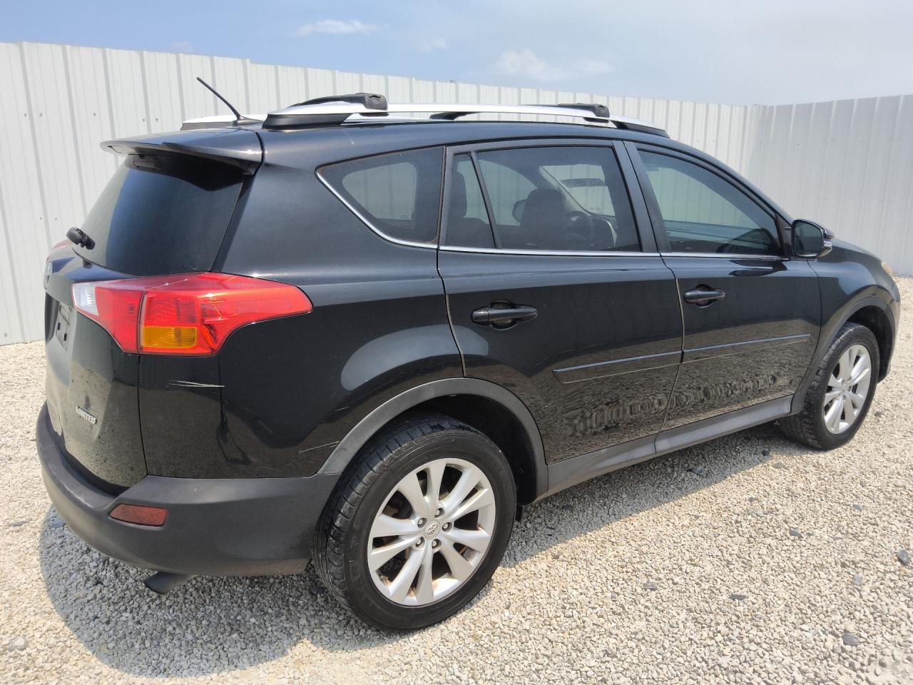 2014 Toyota Rav4 Limited Black vin: 2T3YFREV8EW093489 Damage: Right Qtr Panel, Heavy Scratch, 9 To 10 Inches