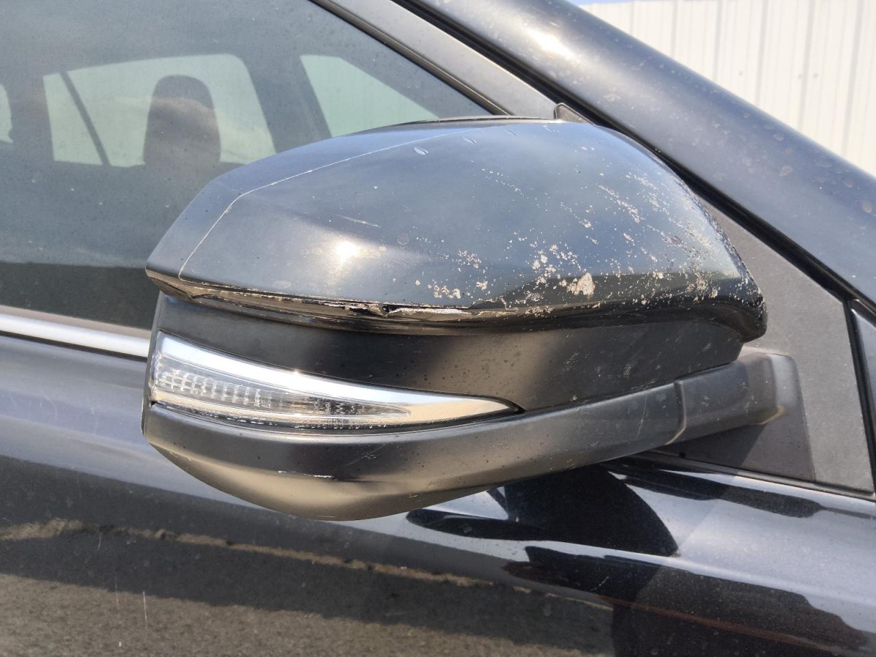 2014 Toyota Rav4 Limited Black vin: 2T3YFREV8EW093489 Damage: Rf Mirror Cover, Scraped, 7 To 8 Inches