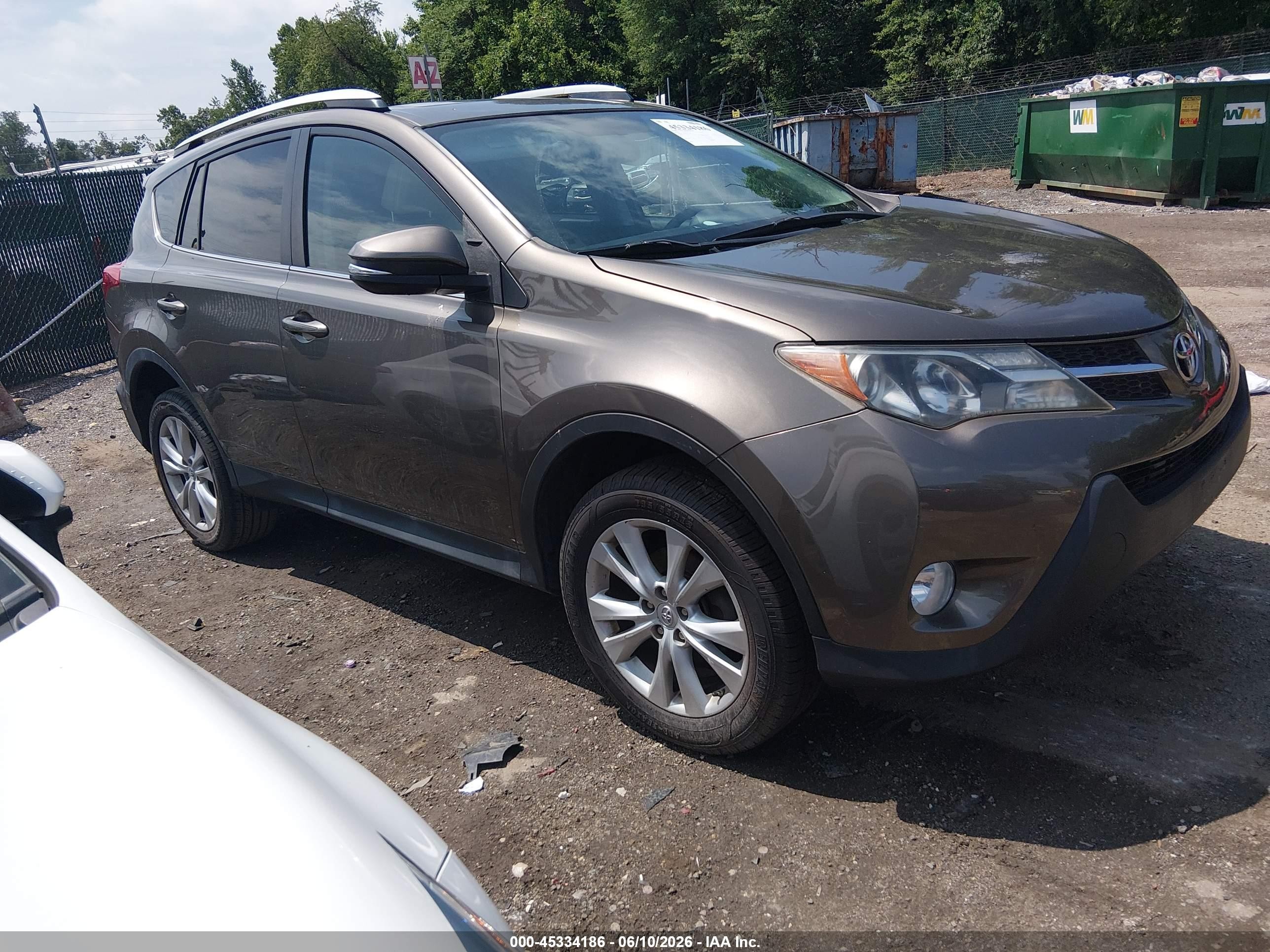 2015 Toyota Rav4 Limited Gray vin: 2T3YFREV8FW156611