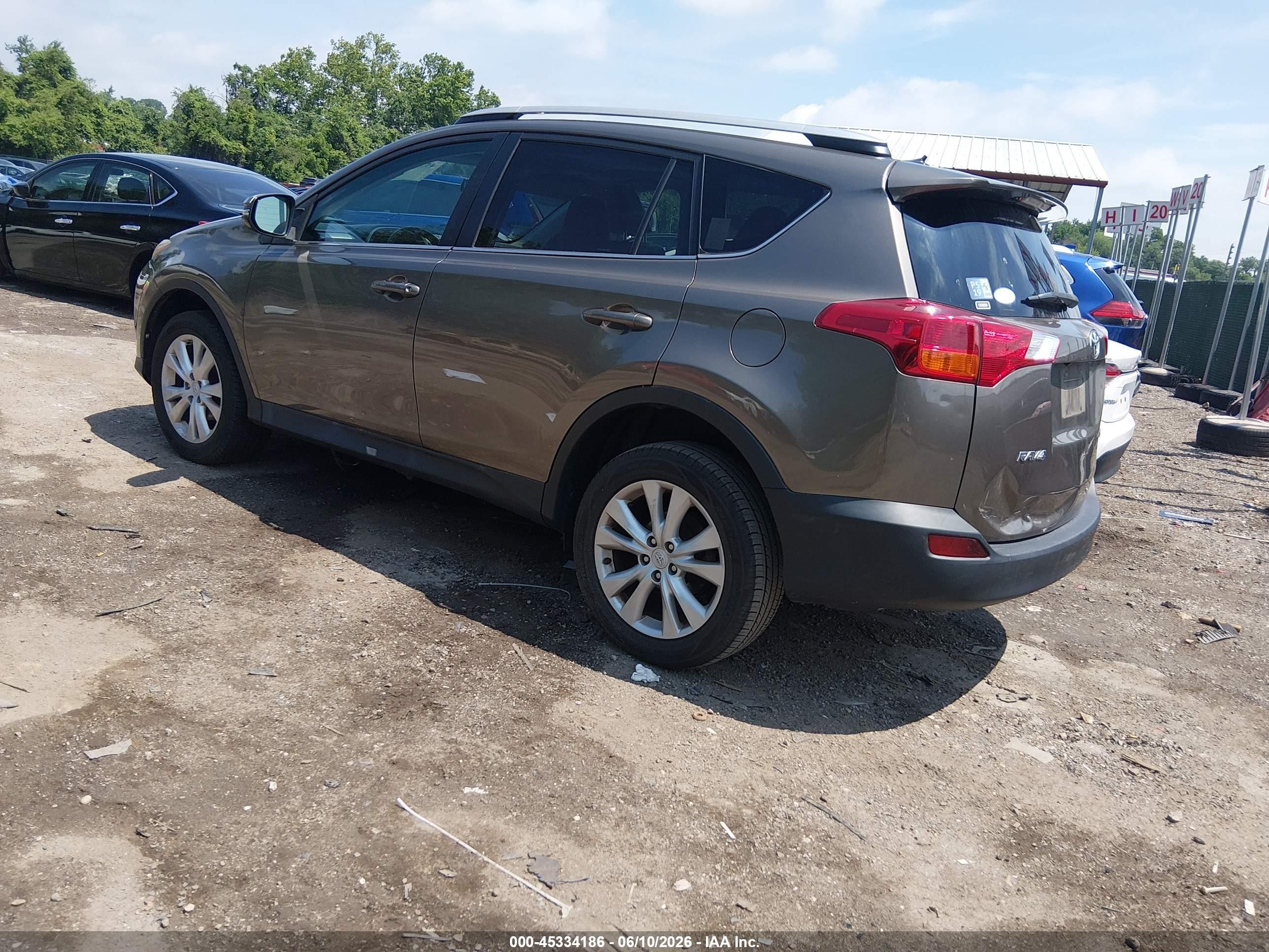 2015 Toyota Rav4 Limited Gray vin: 2T3YFREV8FW156611