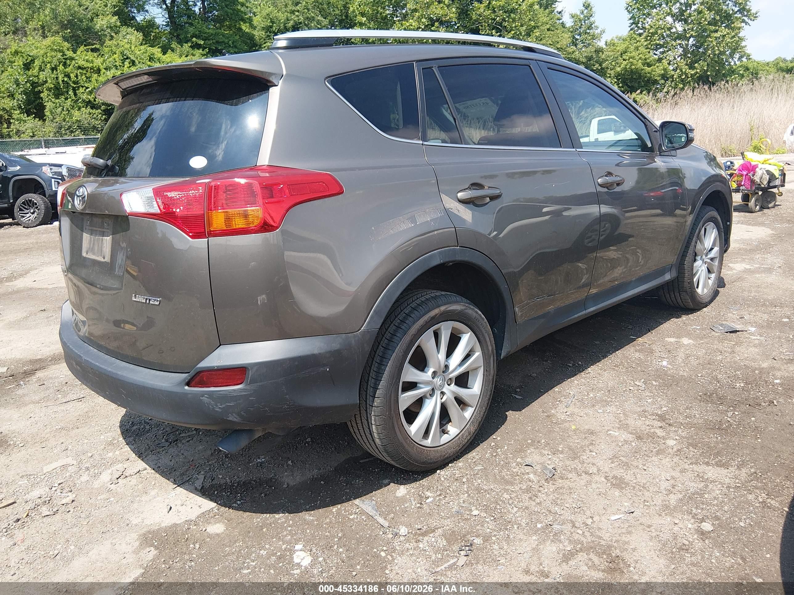 2015 Toyota Rav4 Limited Gray vin: 2T3YFREV8FW156611