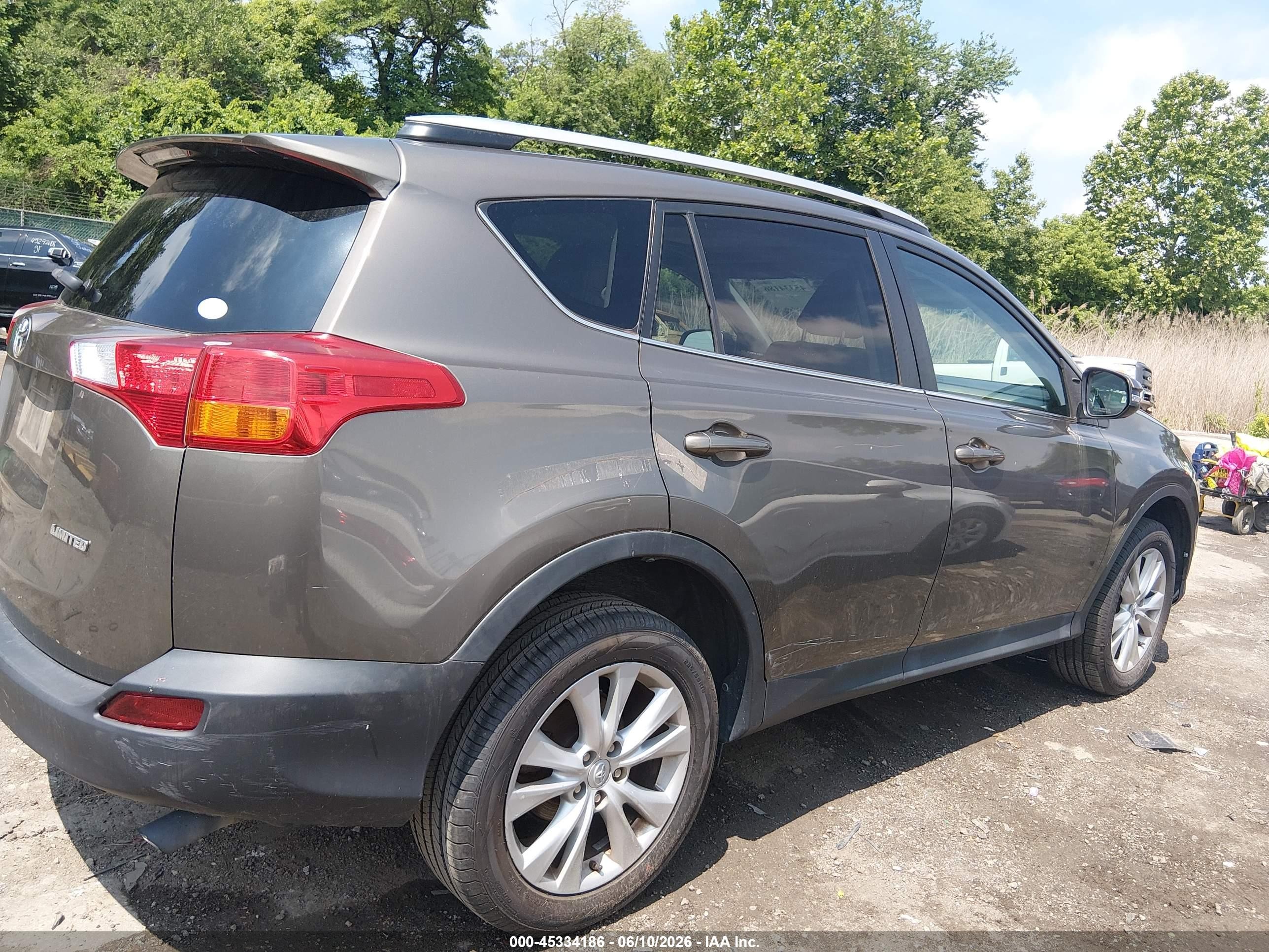 2015 Toyota Rav4 Limited Gray vin: 2T3YFREV8FW156611