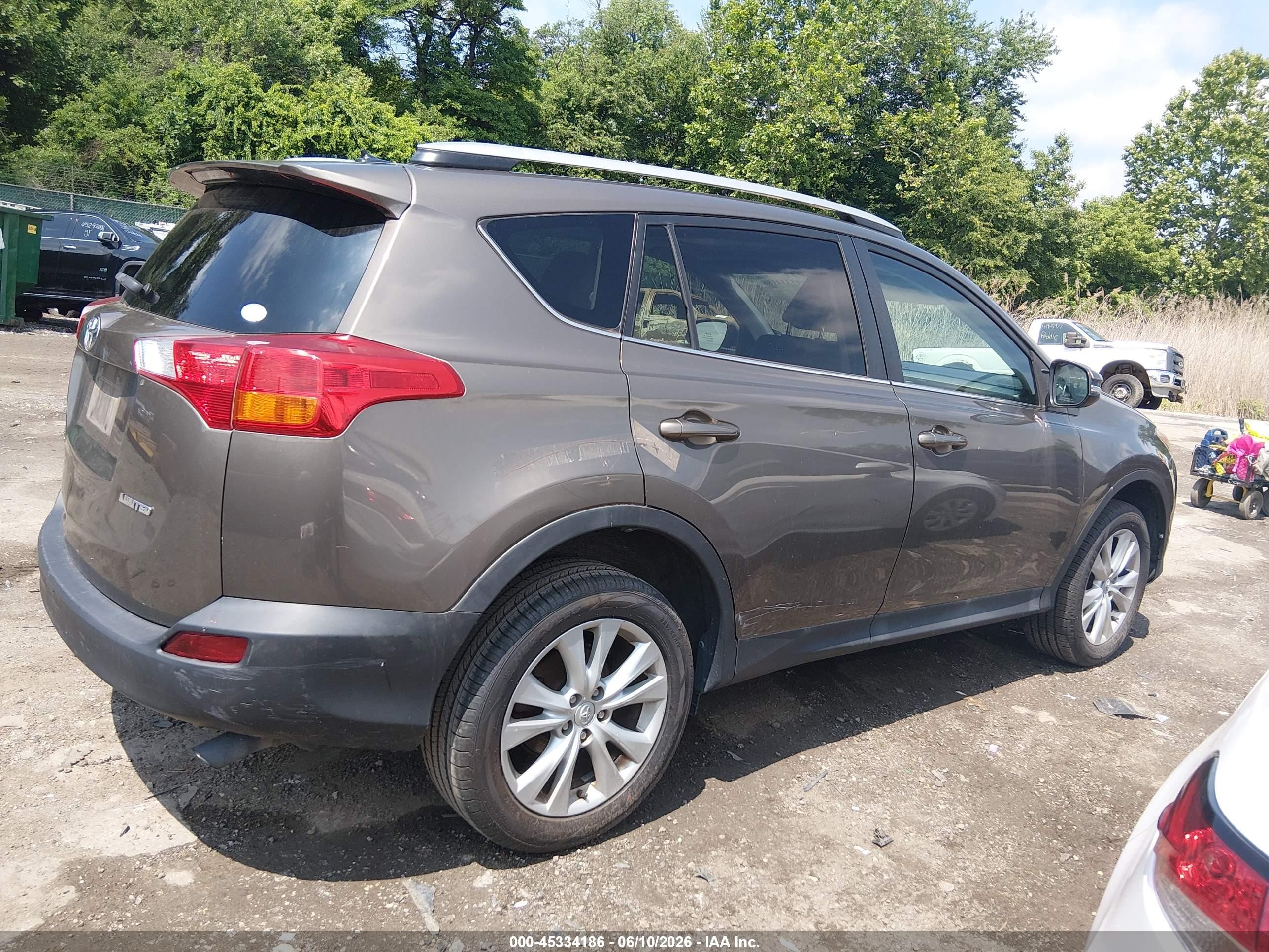 2015 Toyota Rav4 Limited Gray vin: 2T3YFREV8FW156611