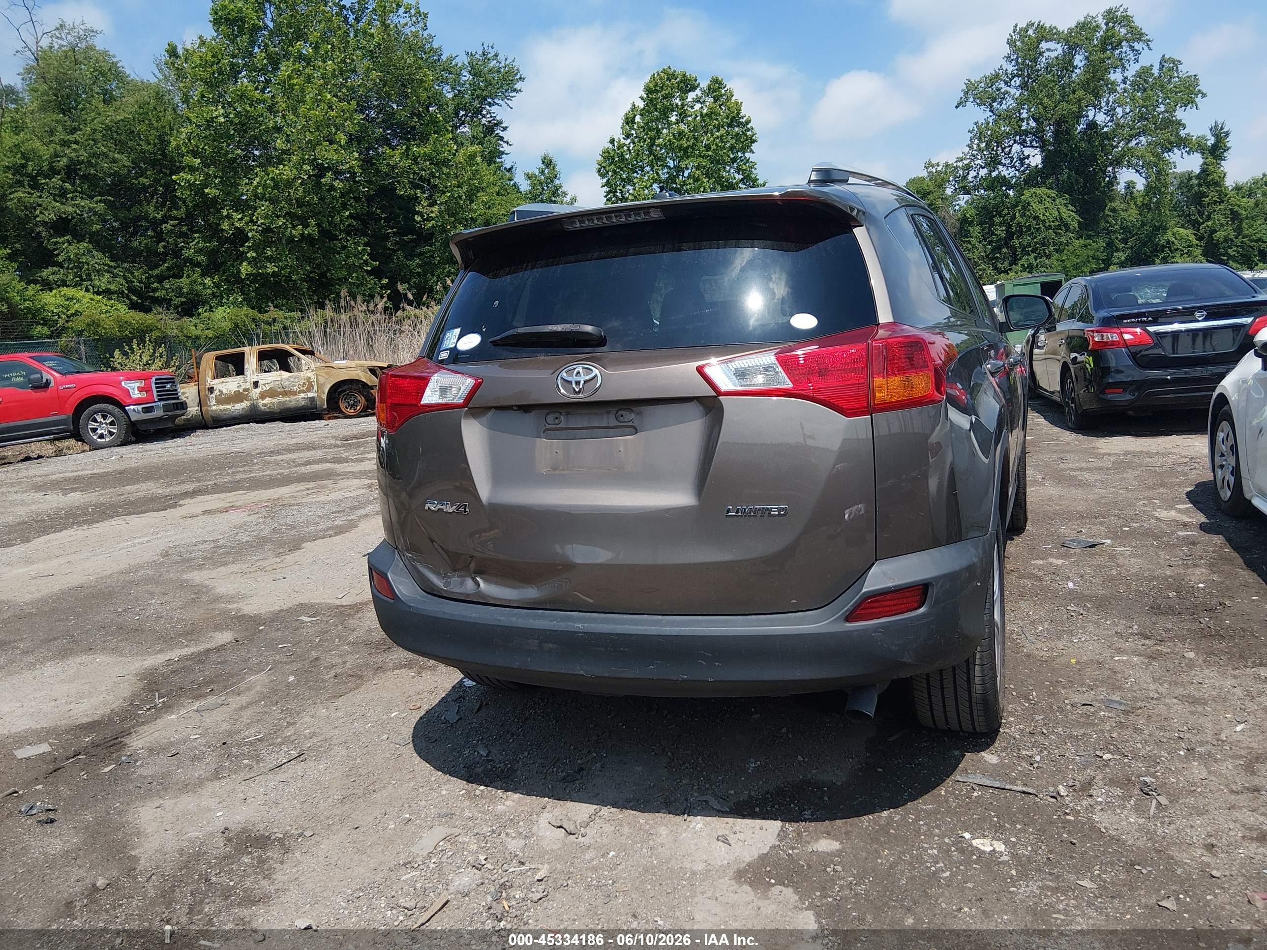 2015 Toyota Rav4 Limited Gray vin: 2T3YFREV8FW156611