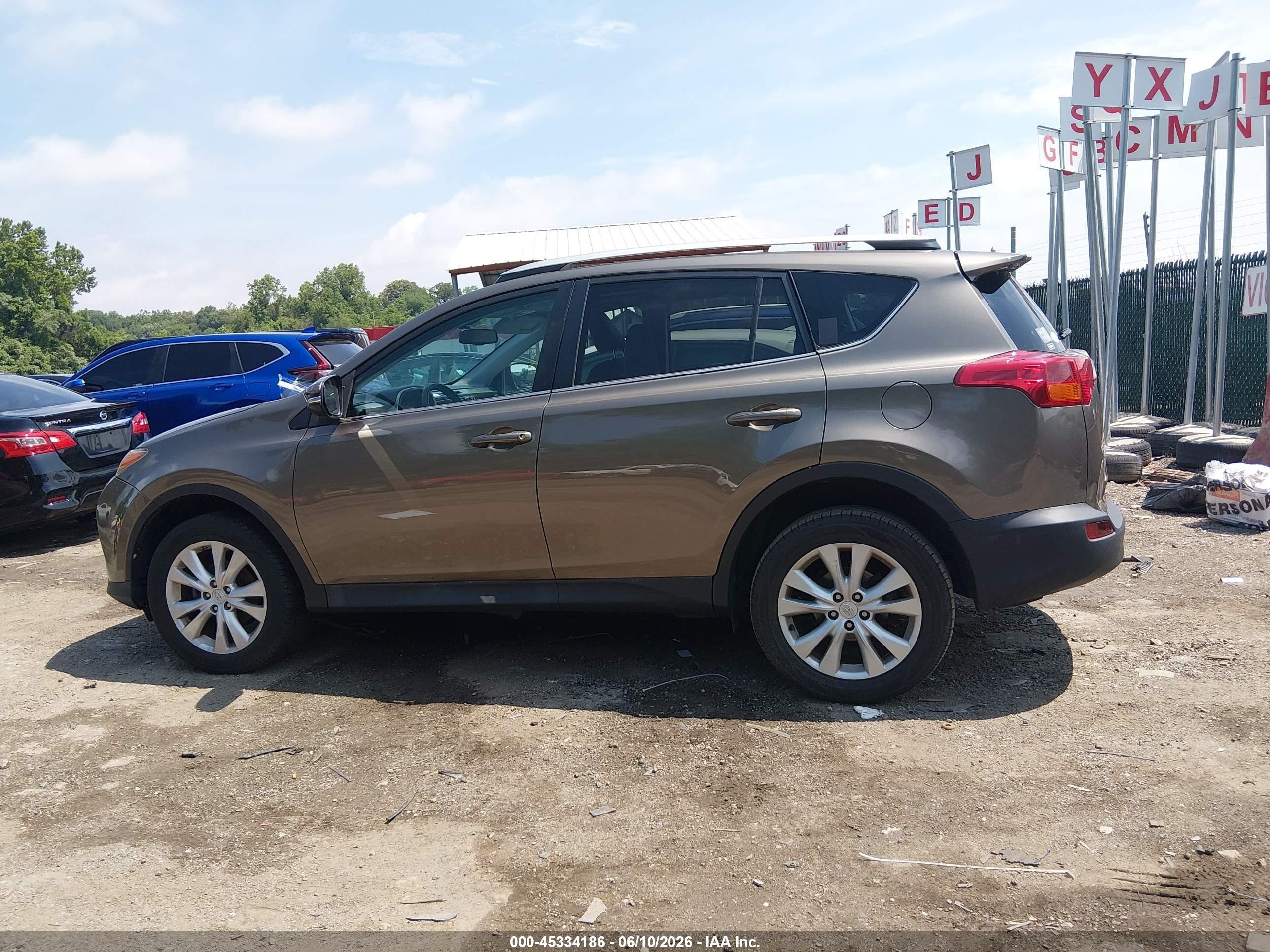 2015 Toyota Rav4 Limited Gray vin: 2T3YFREV8FW156611
