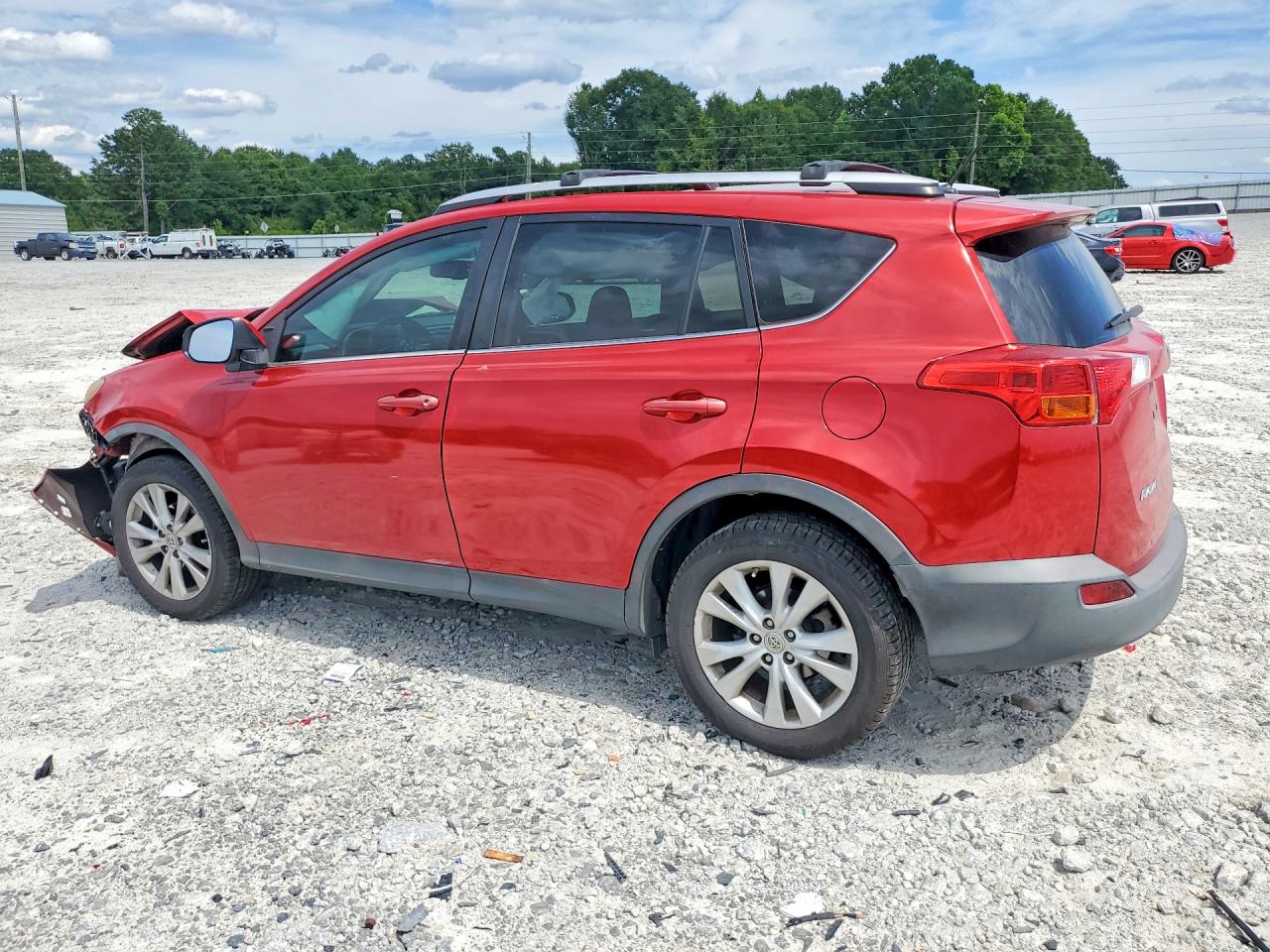2015 Toyota Rav4 Limited Red vin: 2T3YFREV8FW194579