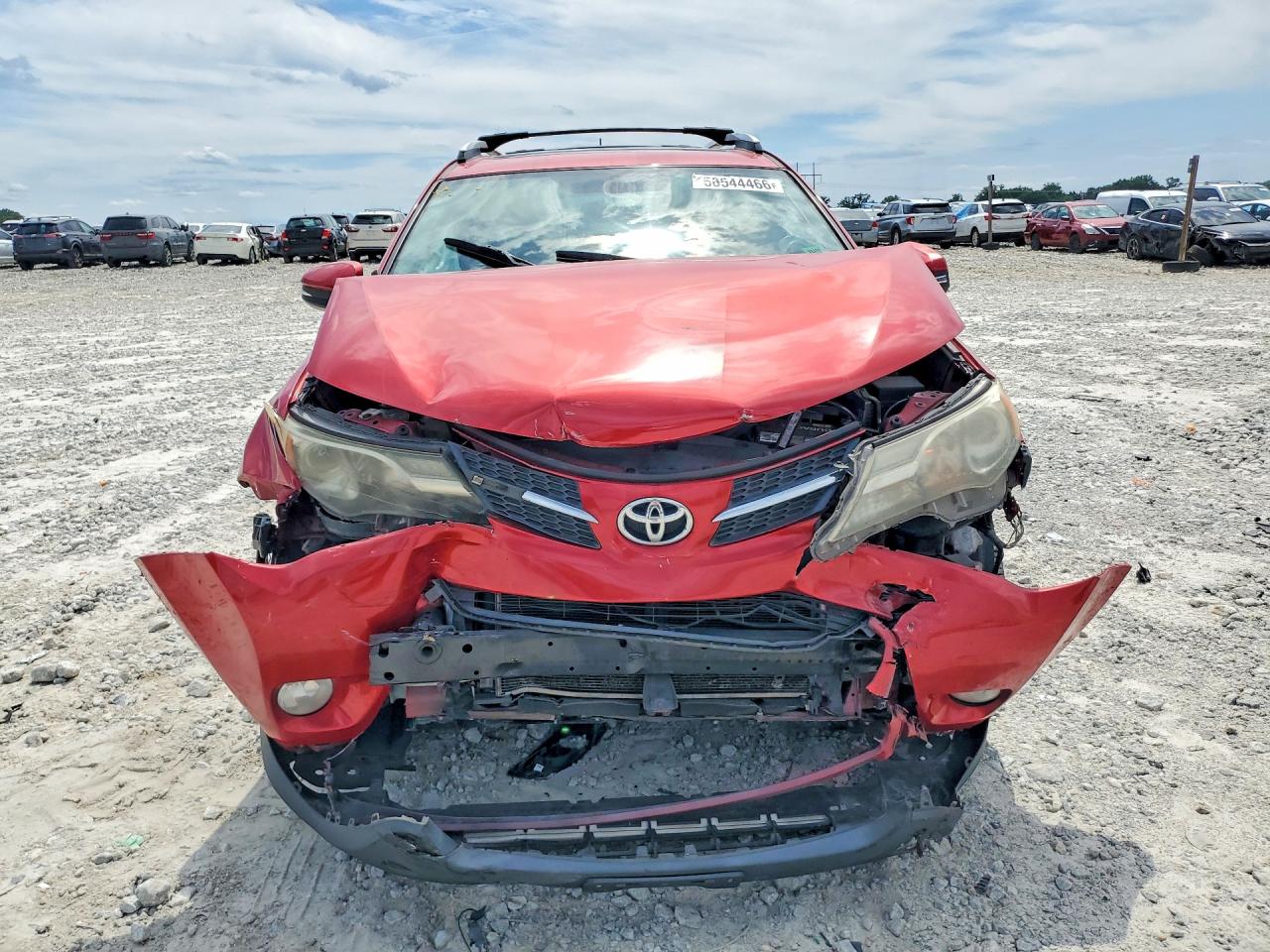 2015 Toyota Rav4 Limited Red vin: 2T3YFREV8FW194579