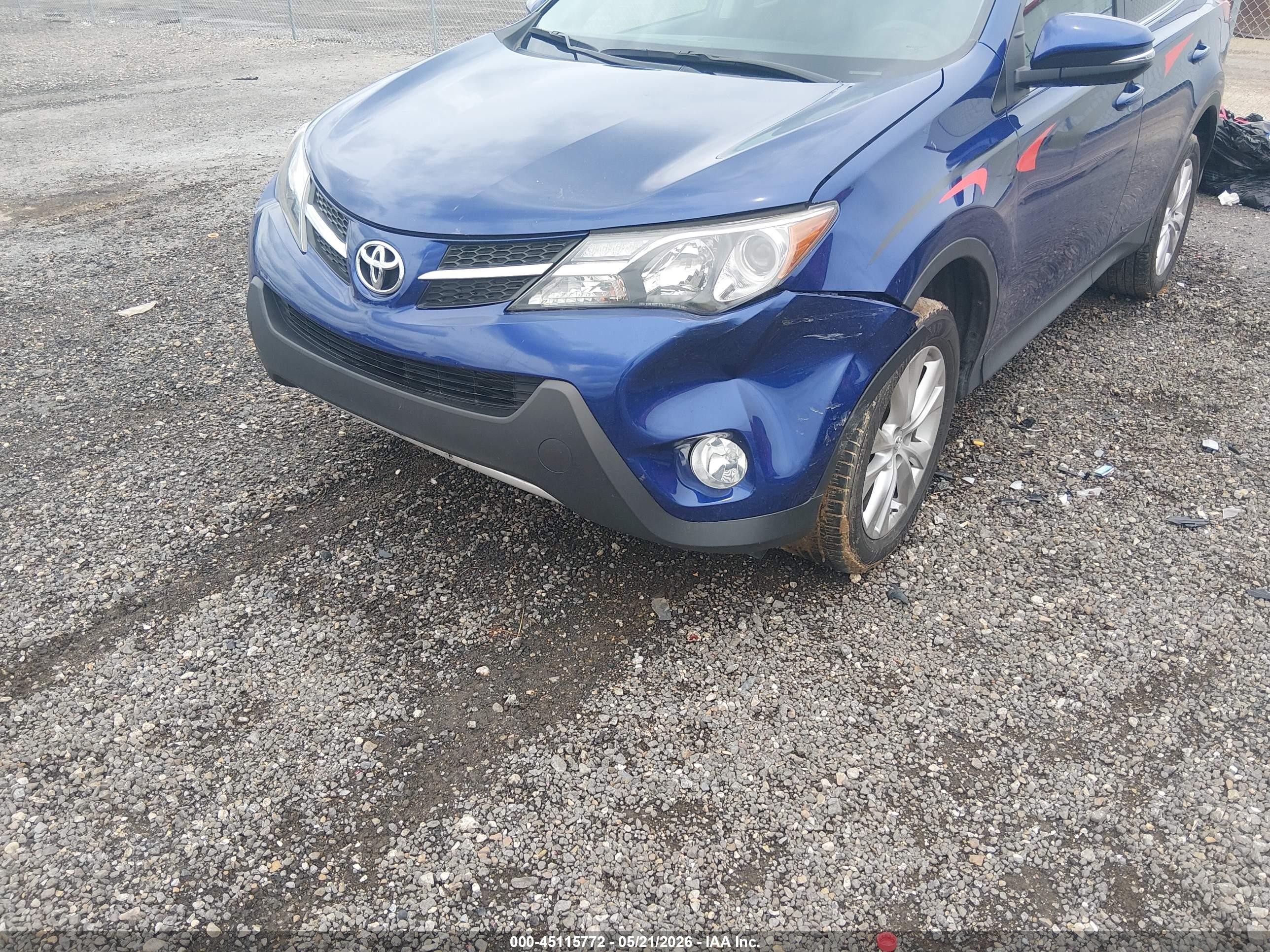 2015 Toyota Rav4 Limited Blue vin: 2T3YFREV8FW207010