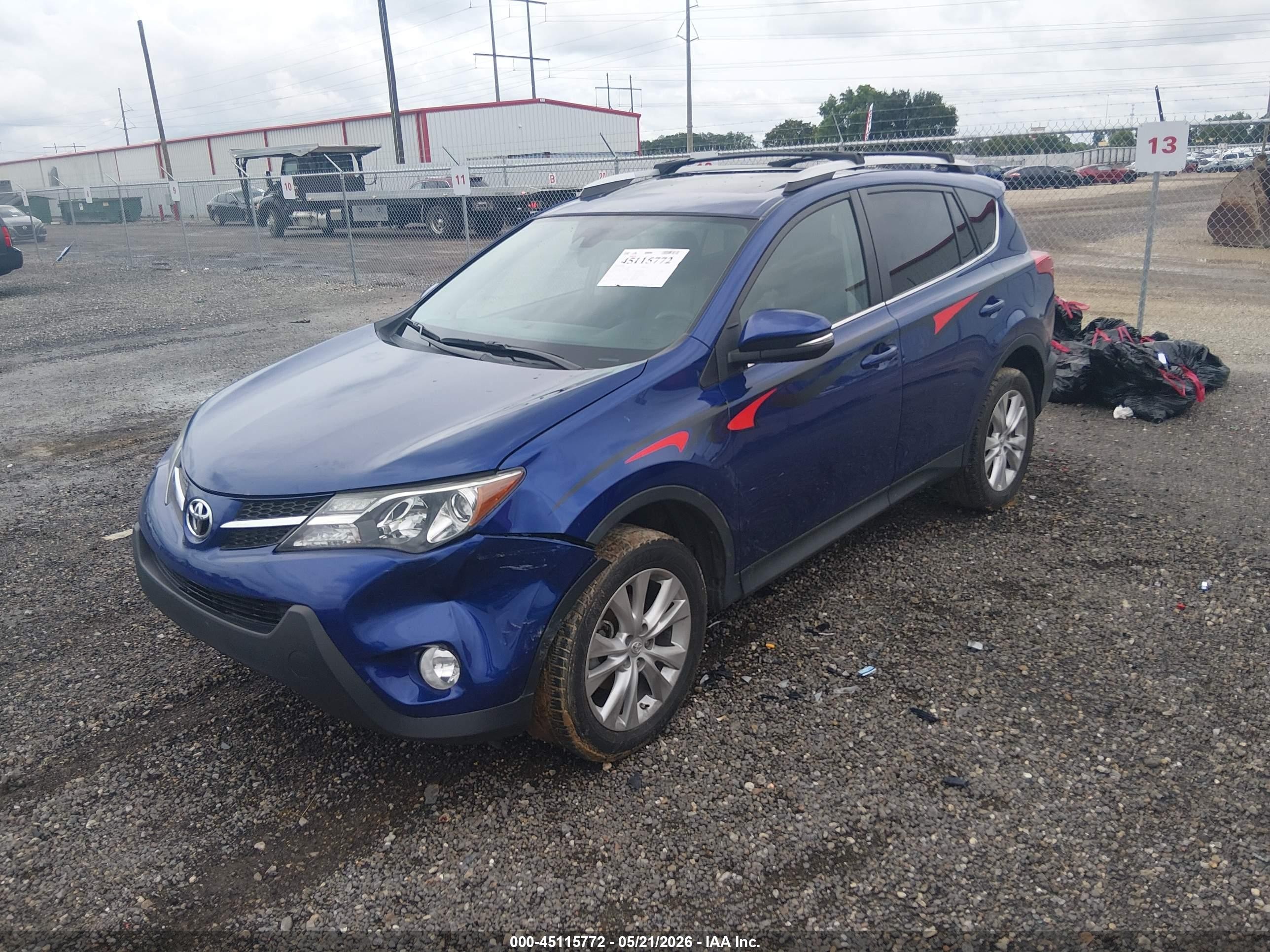 2015 Toyota Rav4 Limited Blue vin: 2T3YFREV8FW207010