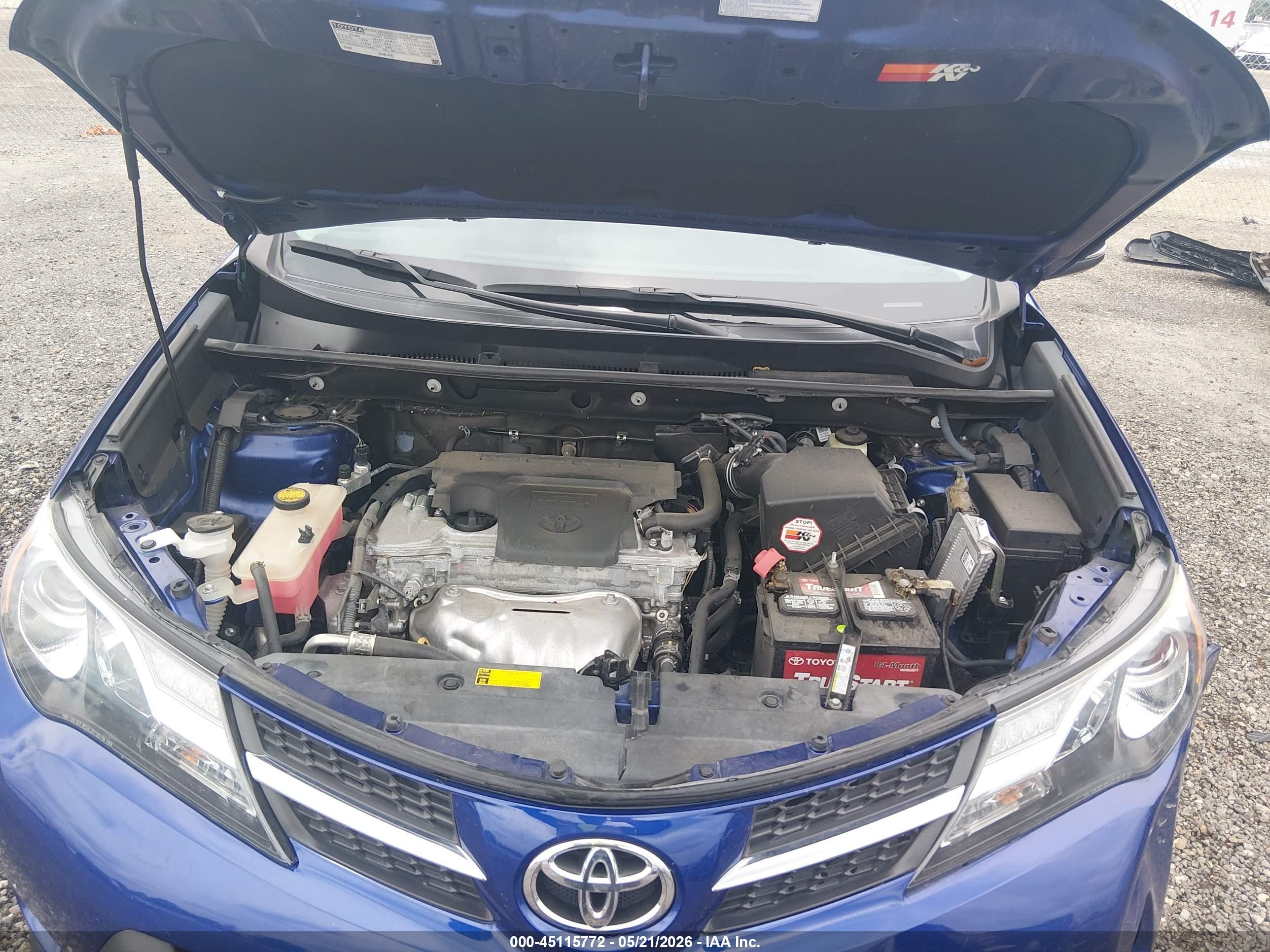 2015 Toyota Rav4 Limited Blue vin: 2T3YFREV8FW207010