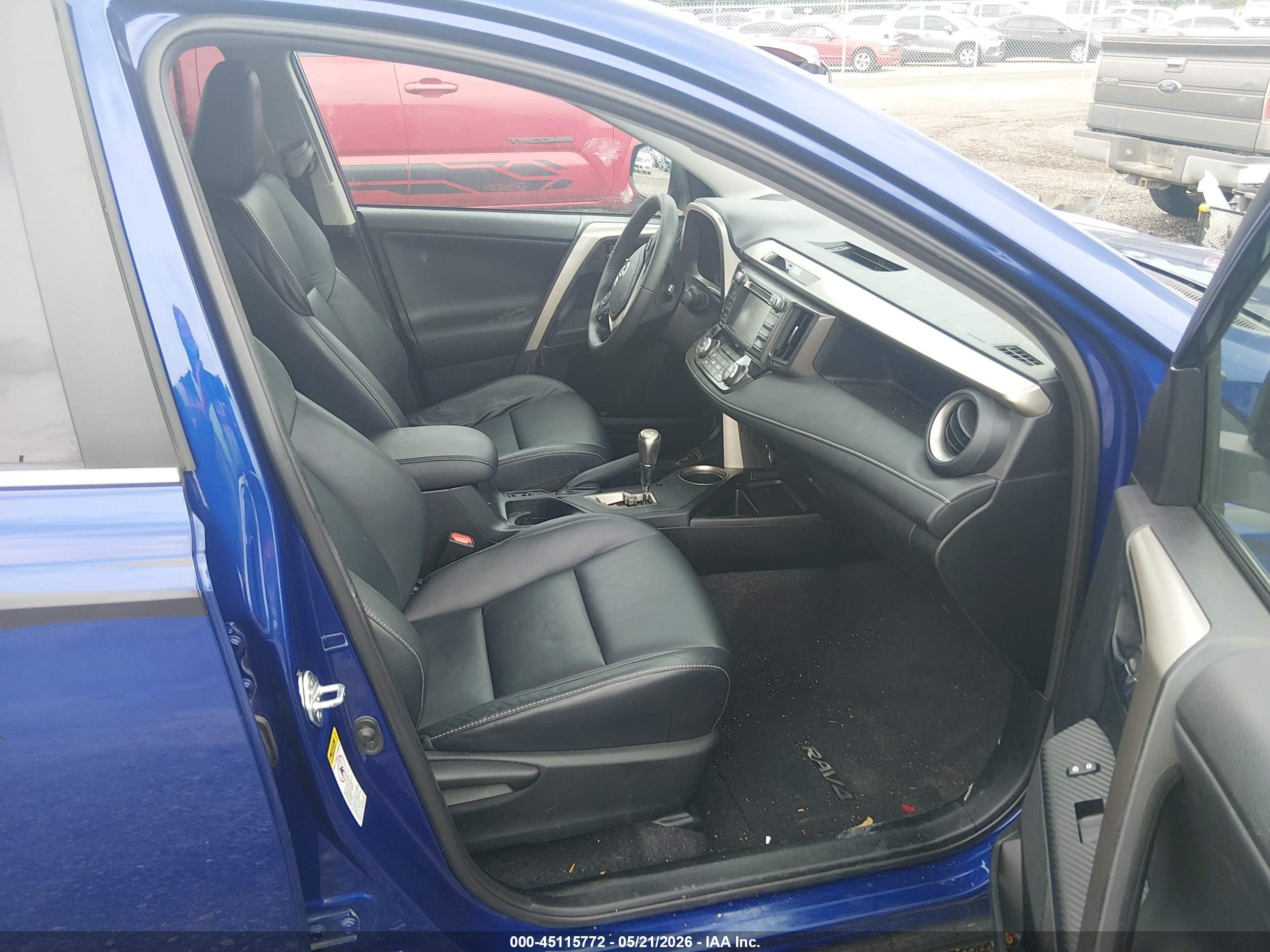 2015 Toyota Rav4 Limited Blue vin: 2T3YFREV8FW207010