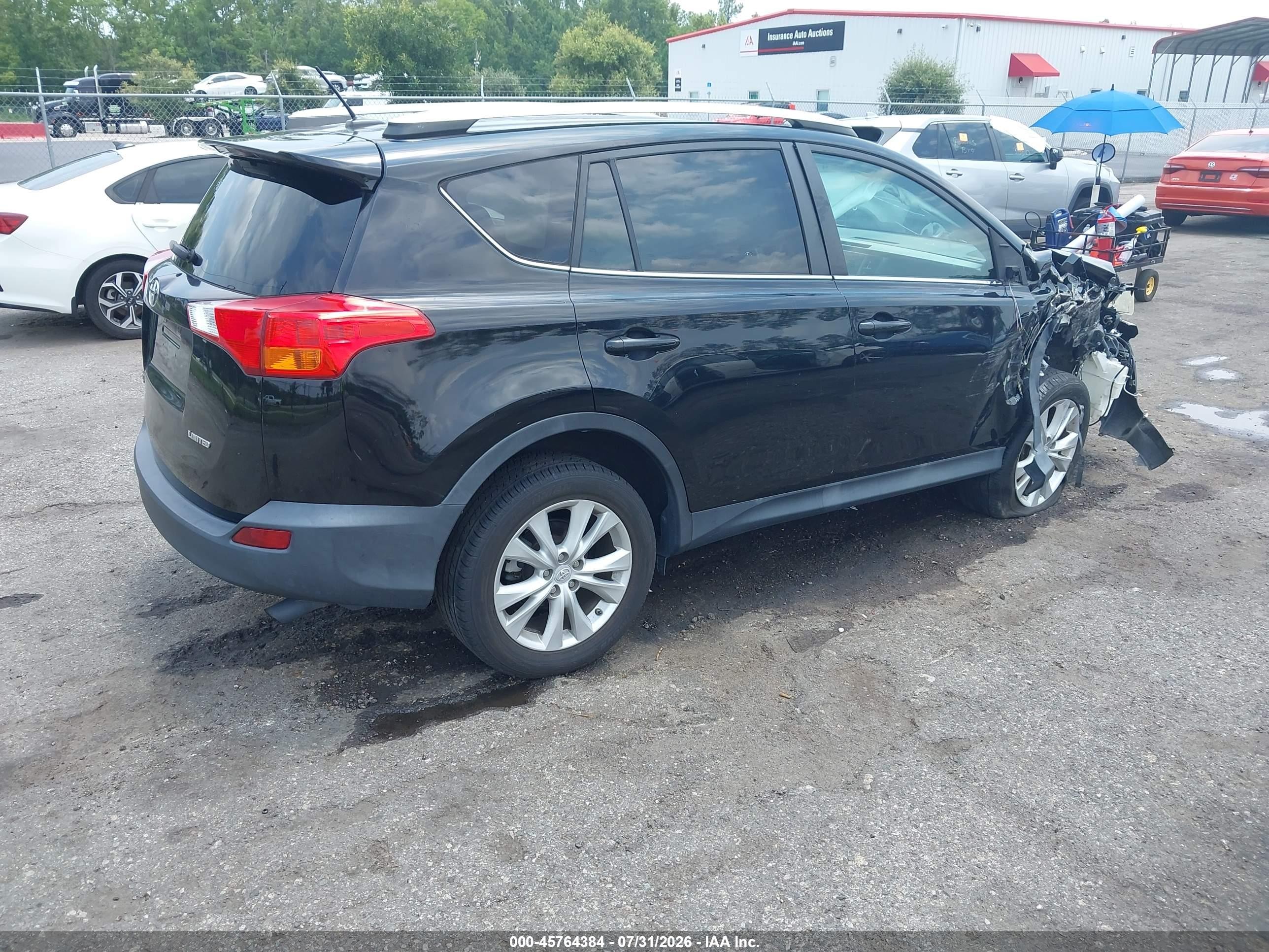 2015 Toyota Rav4 Limited Black vin: 2T3YFREV8FW210845
