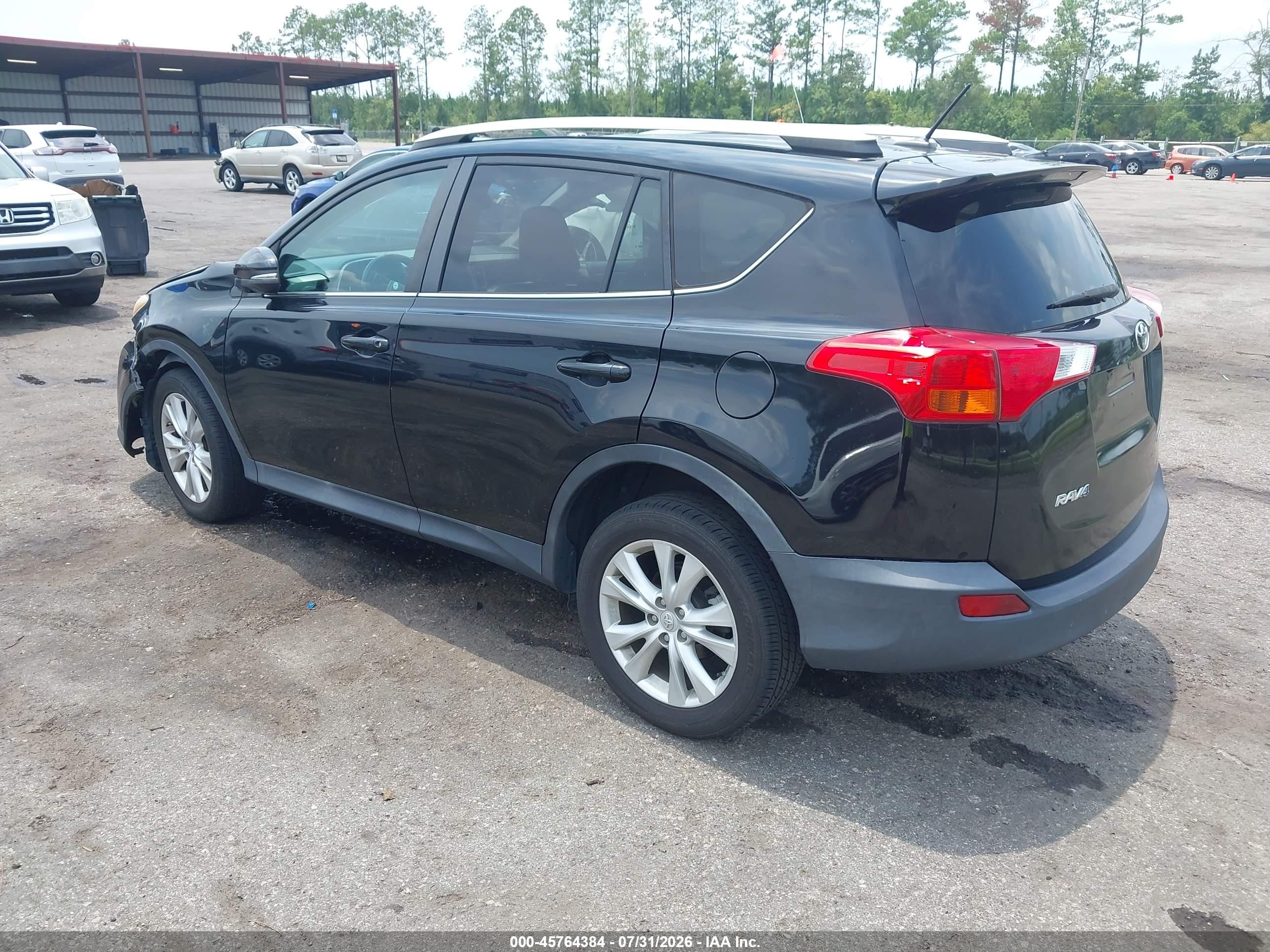 2015 Toyota Rav4 Limited Black vin: 2T3YFREV8FW210845