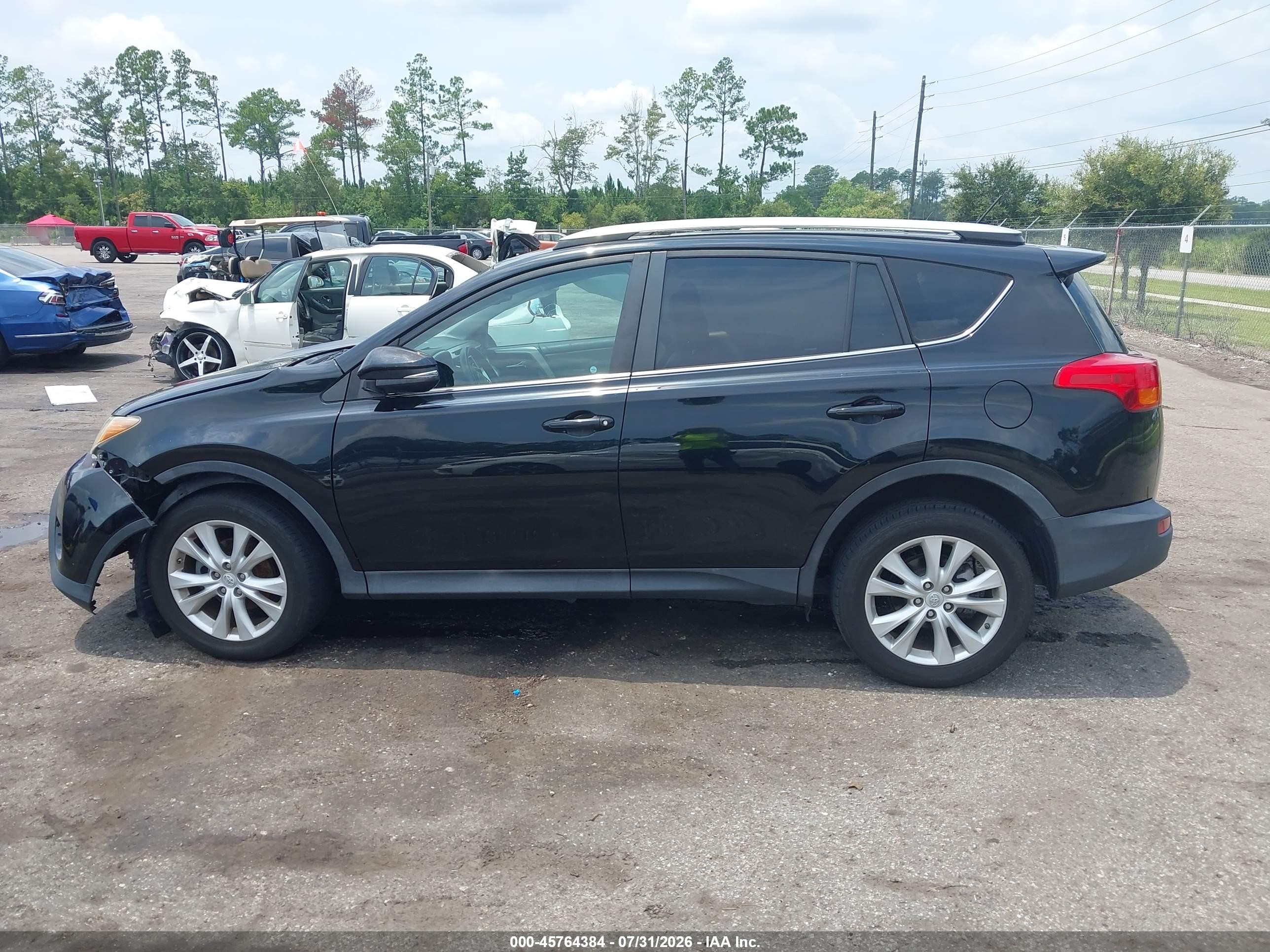 2015 Toyota Rav4 Limited Black vin: 2T3YFREV8FW210845