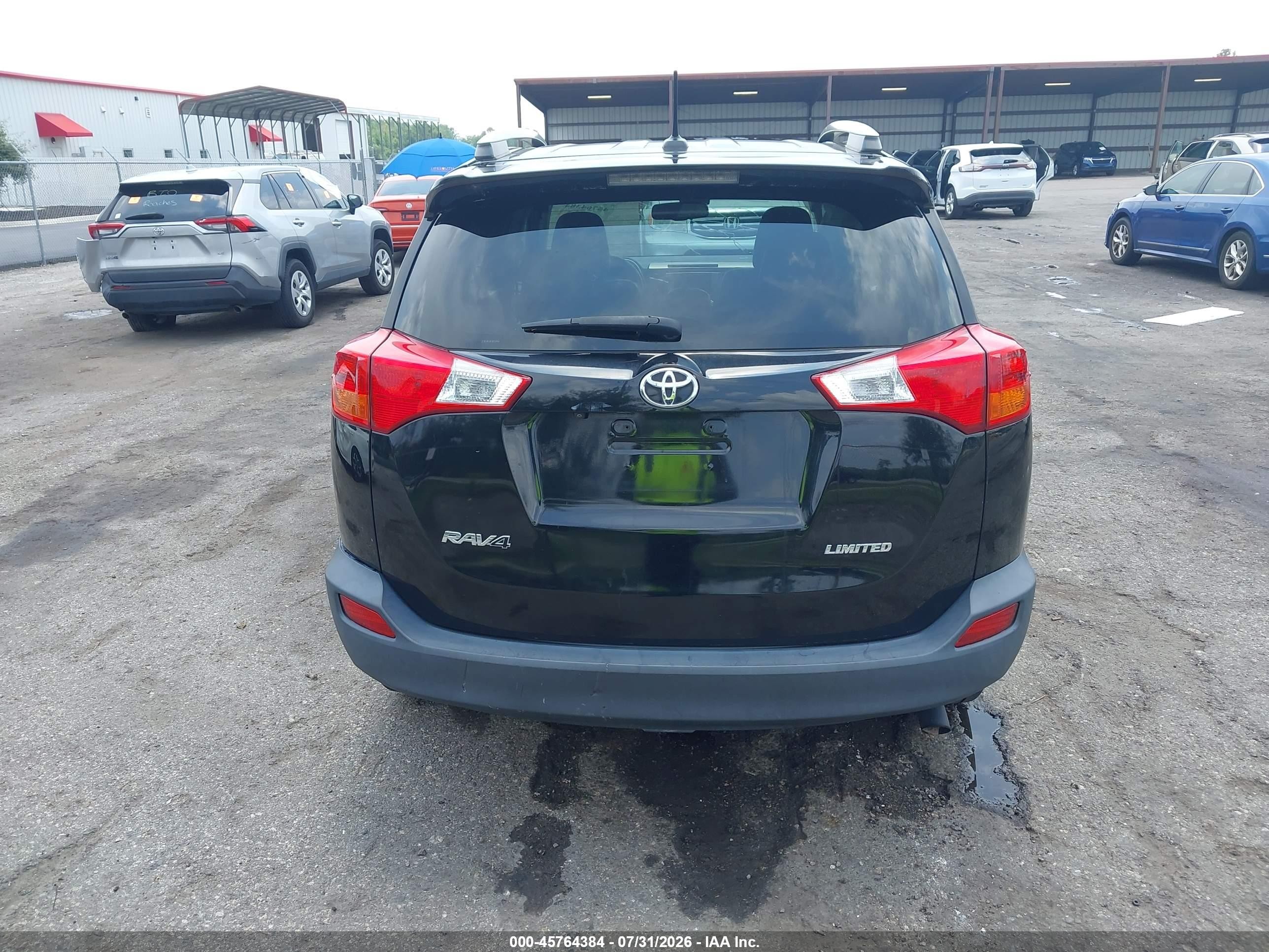 2015 Toyota Rav4 Limited Black vin: 2T3YFREV8FW210845