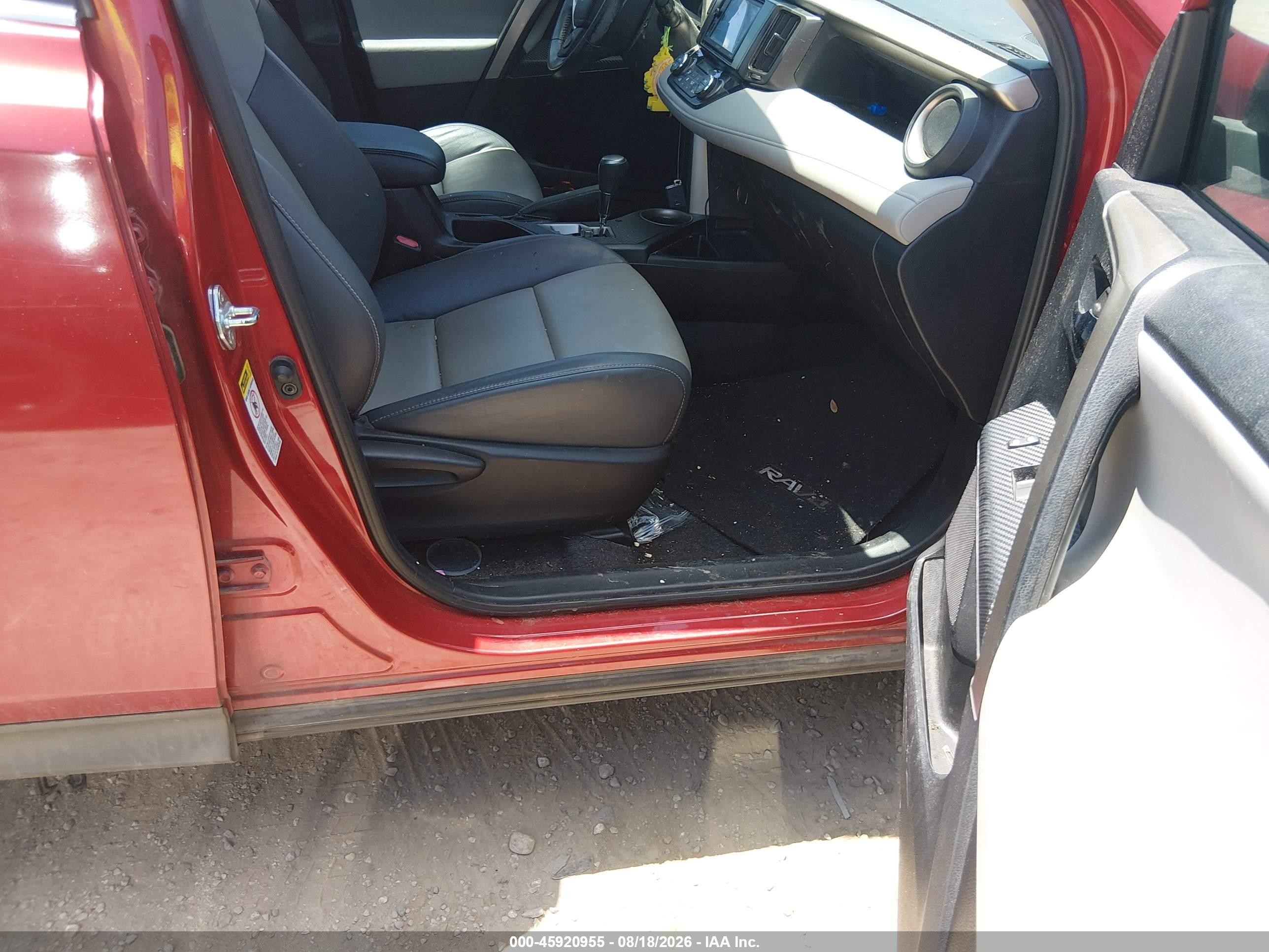2015 Toyota Rav4 Limited Maroon vin: 2T3YFREV8FW228973