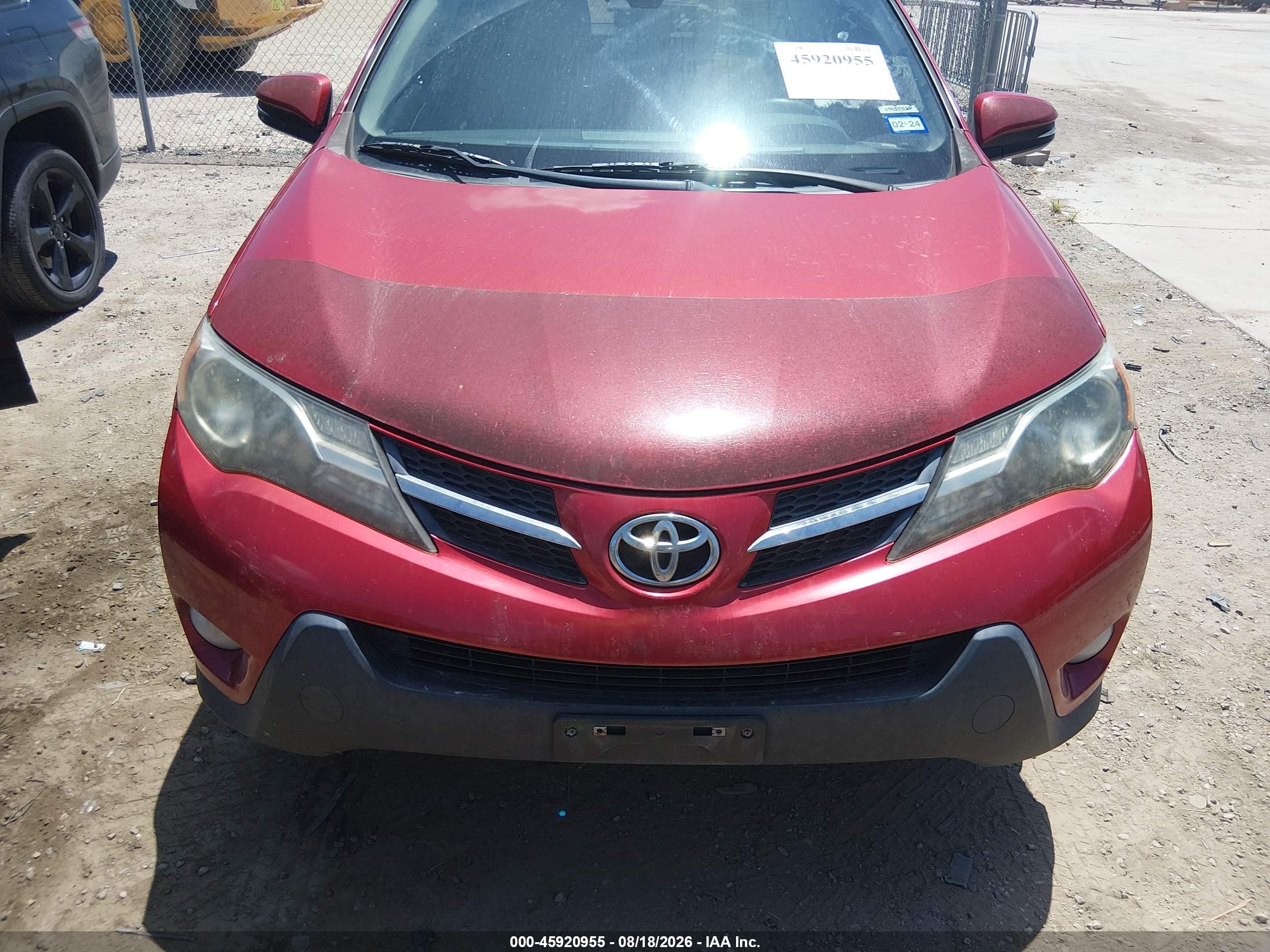 2015 Toyota Rav4 Limited Maroon vin: 2T3YFREV8FW228973