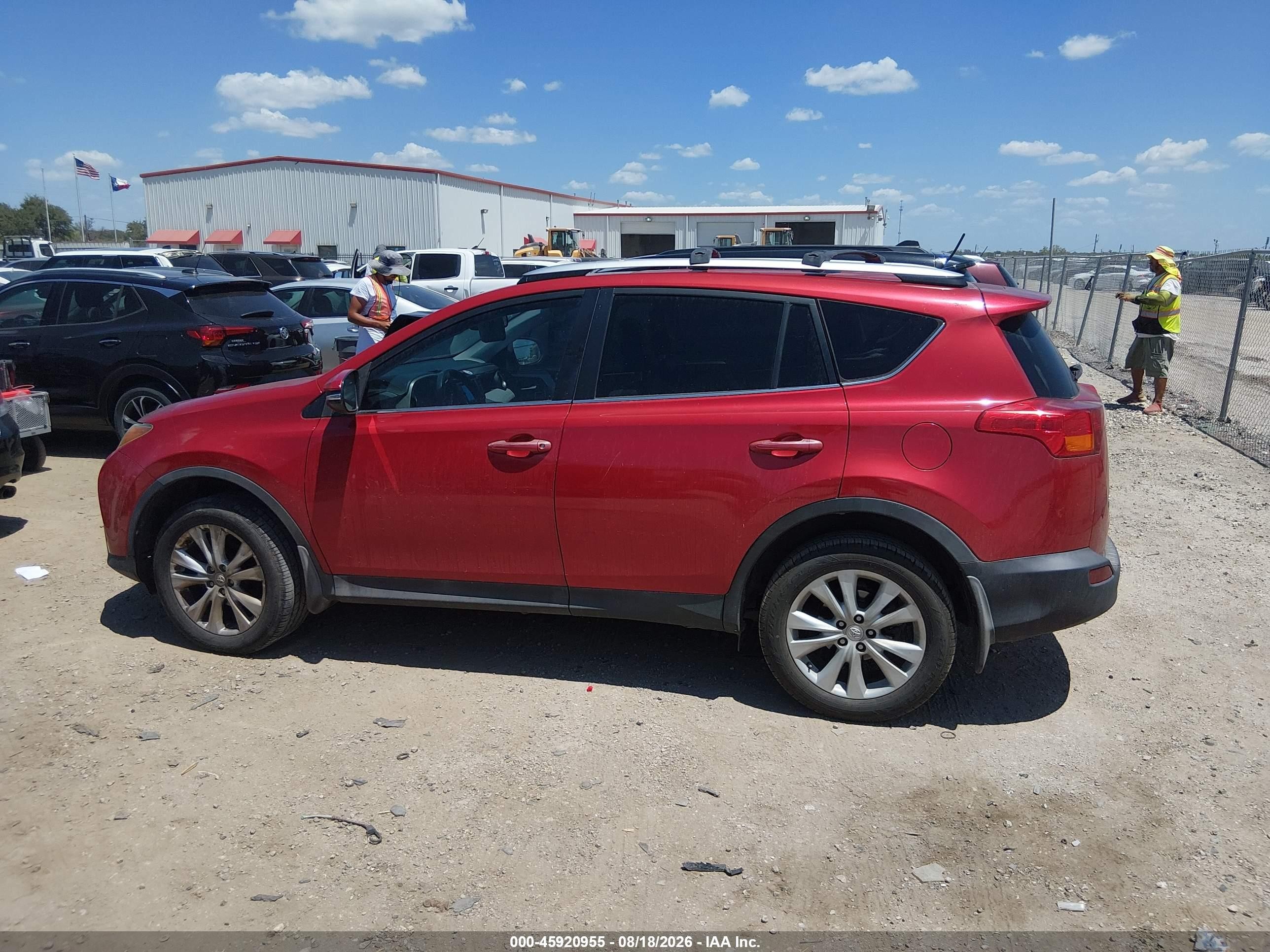 2015 Toyota Rav4 Limited Maroon vin: 2T3YFREV8FW228973
