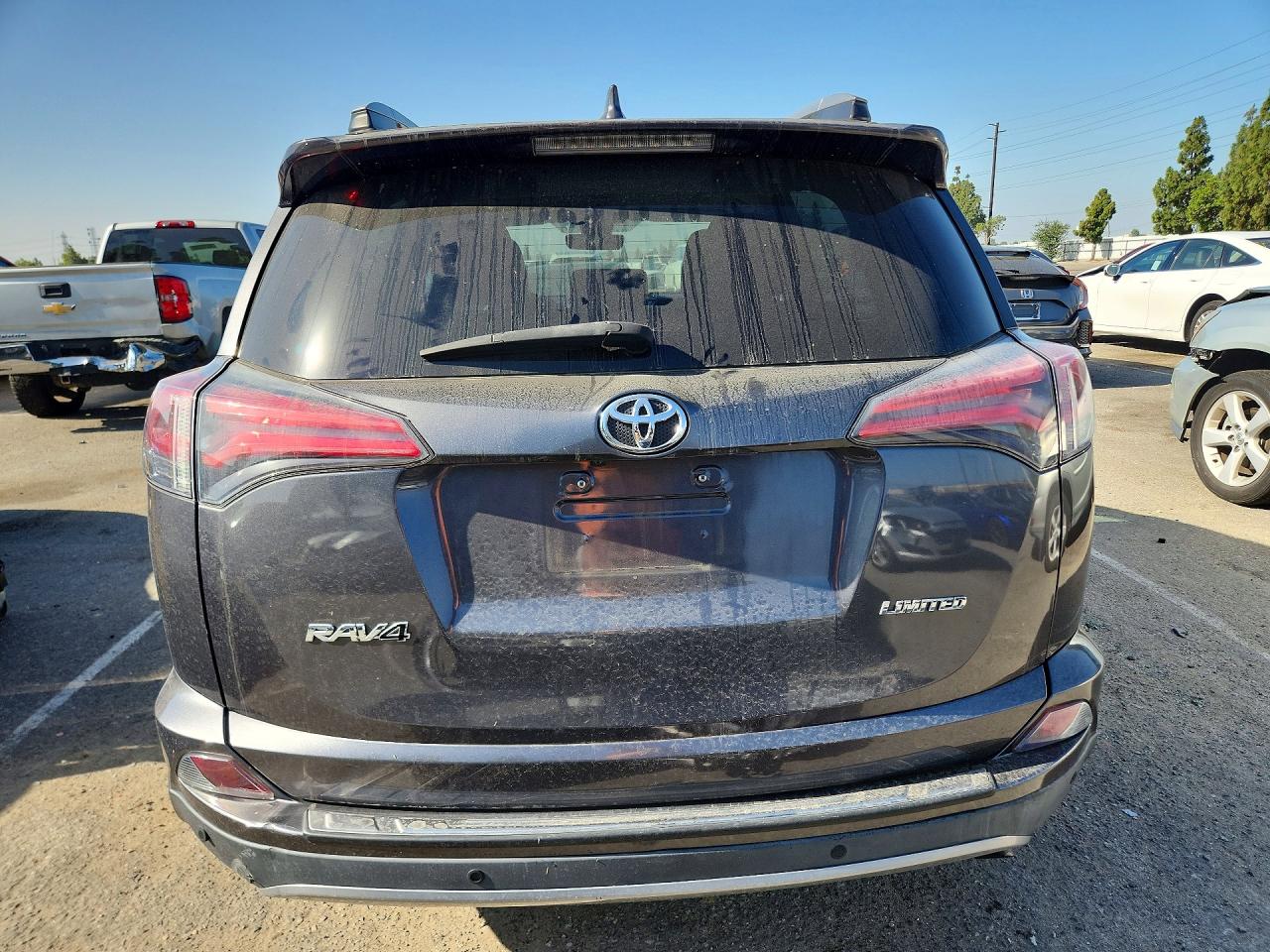 2018 Toyota Rav4 Limited Charcoal vin: 2T3YFREV8JW473345
