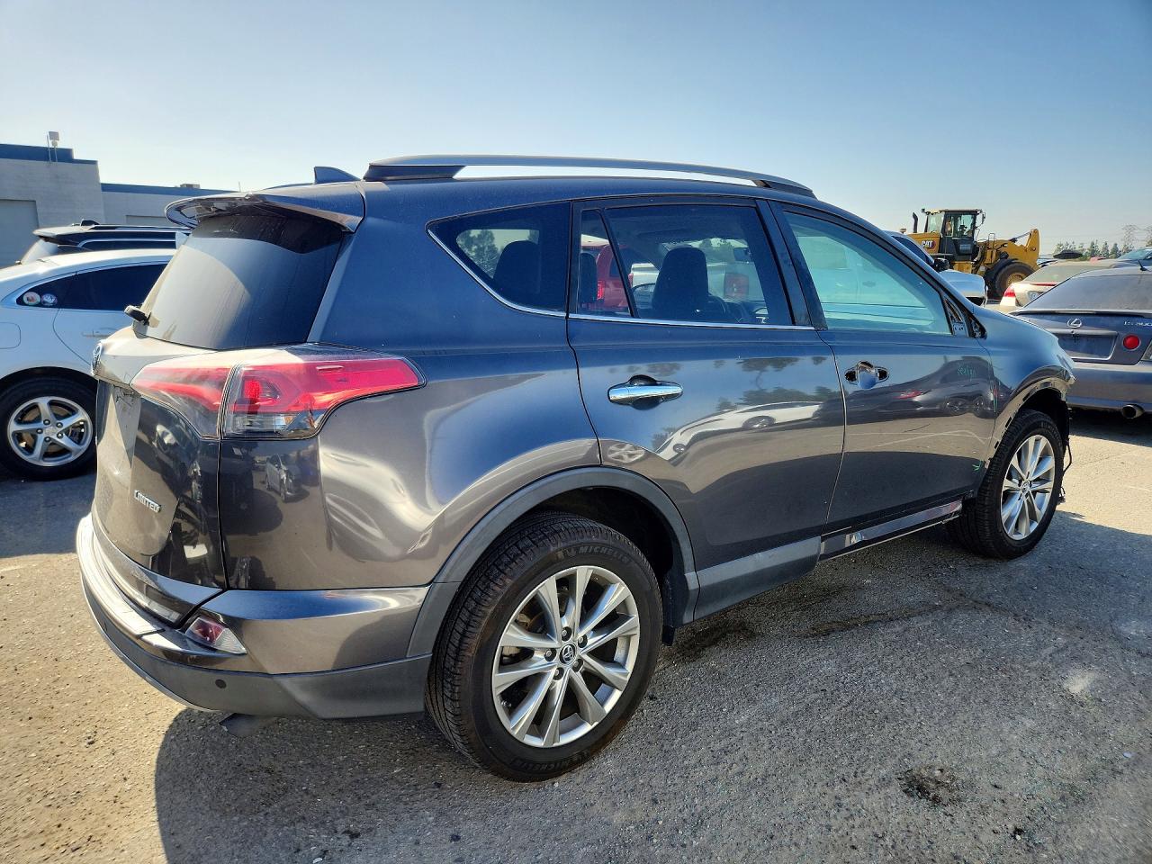 2018 Toyota Rav4 Limited Charcoal vin: 2T3YFREV8JW473345