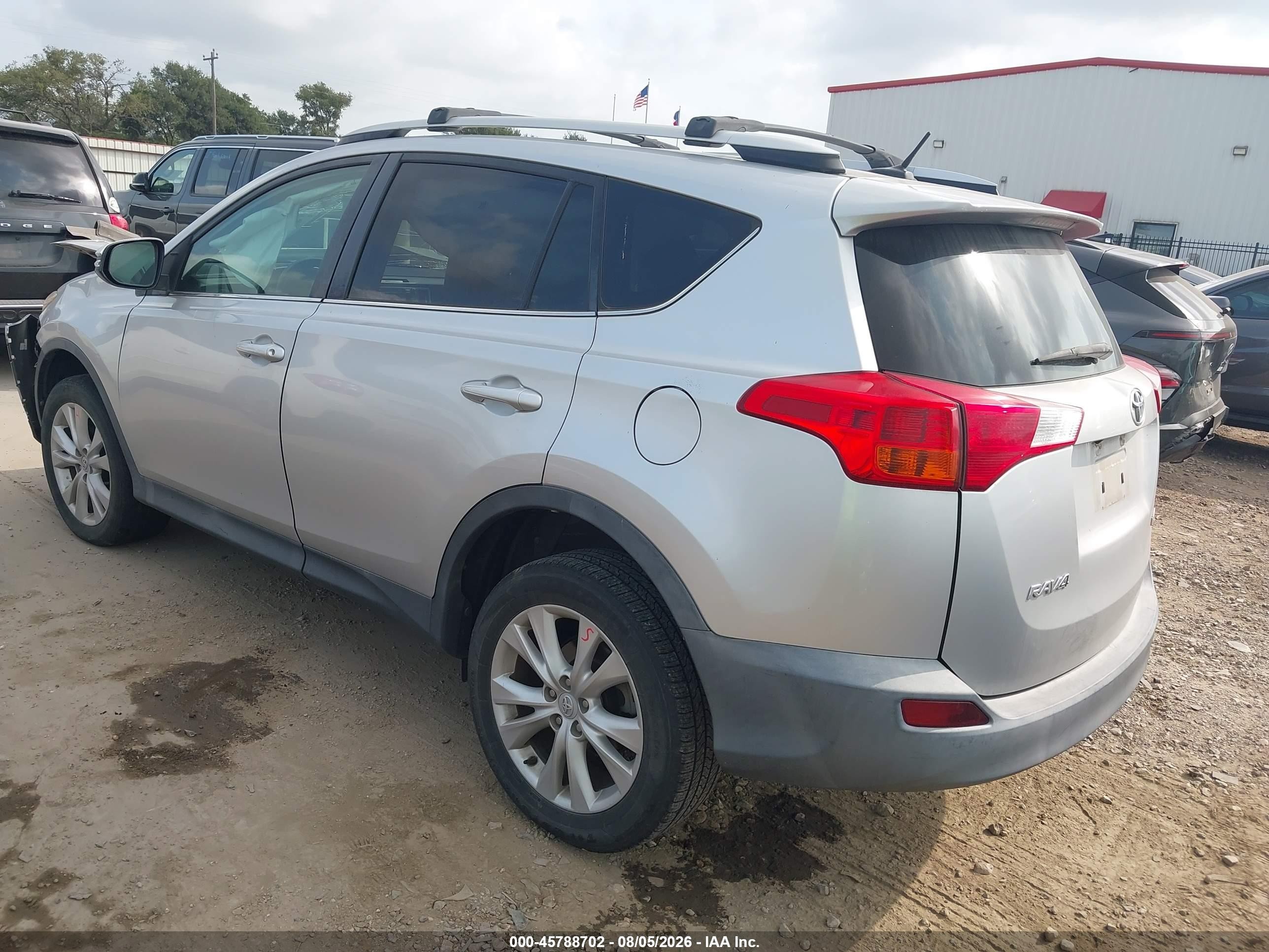 2013 Toyota Rav4 Limited Silver vin: 2T3YFREV9DW032943