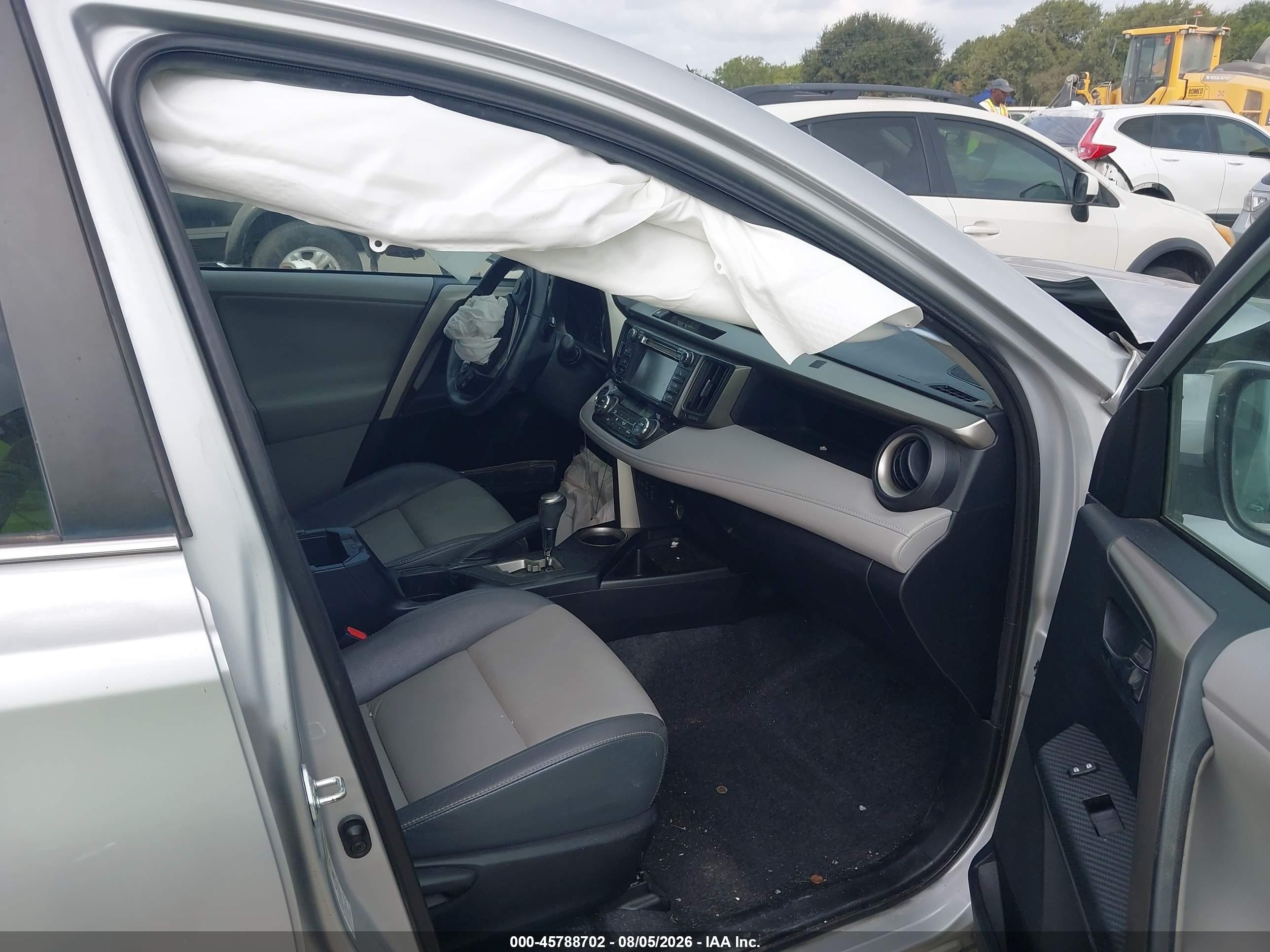 2013 Toyota Rav4 Limited Silver vin: 2T3YFREV9DW032943