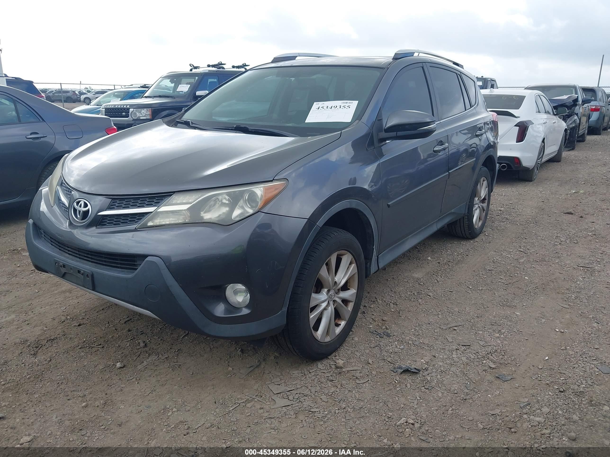 2013 Toyota Rav4 Limited Gray vin: 2T3YFREV9DW034157