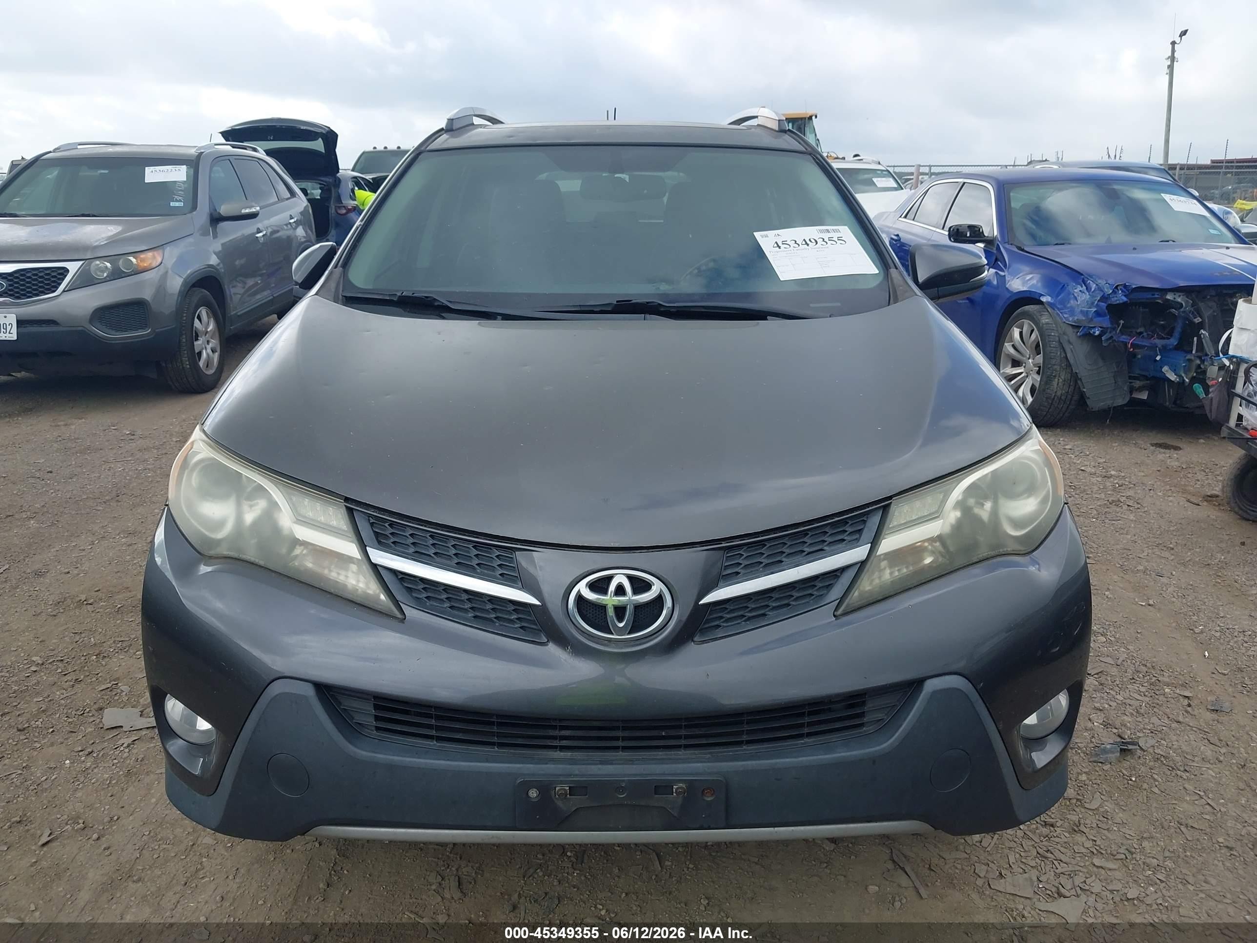 2013 Toyota Rav4 Limited Gray vin: 2T3YFREV9DW034157