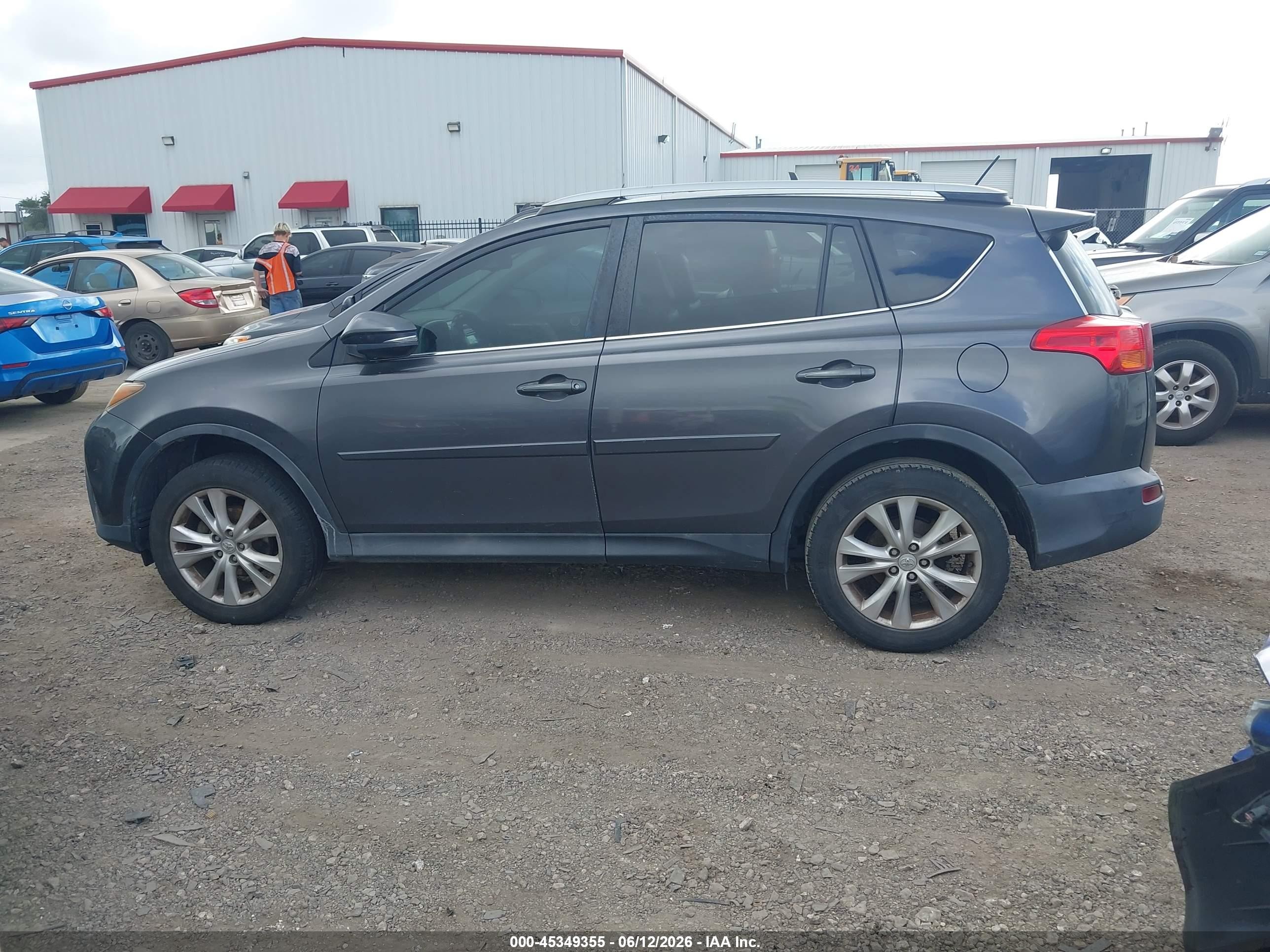 2013 Toyota Rav4 Limited Gray vin: 2T3YFREV9DW034157
